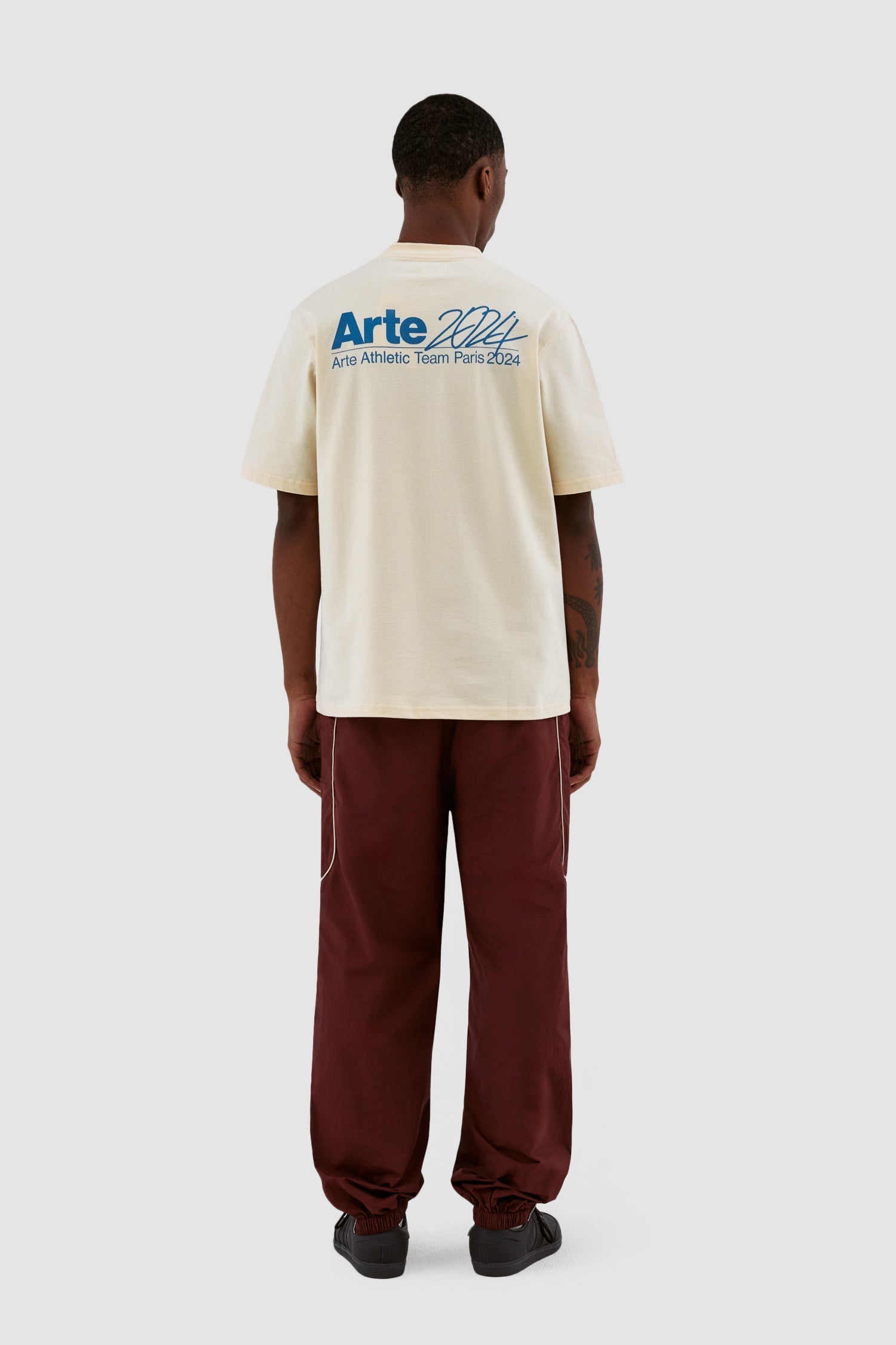 Pantalon Jordan SS24 - Bordeaux/Crème