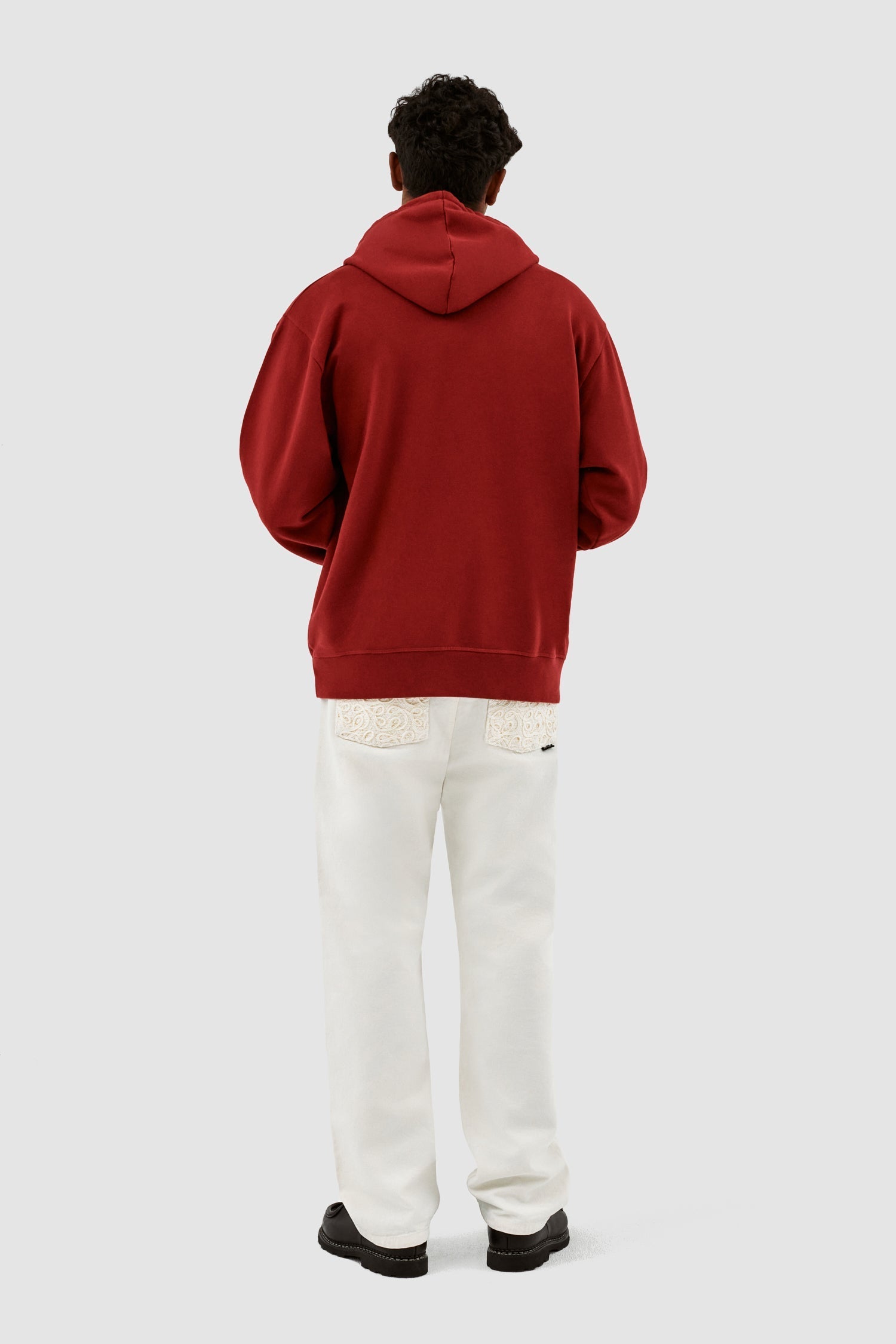 Sweat à capuche Hank Small Heart - Bordeaux