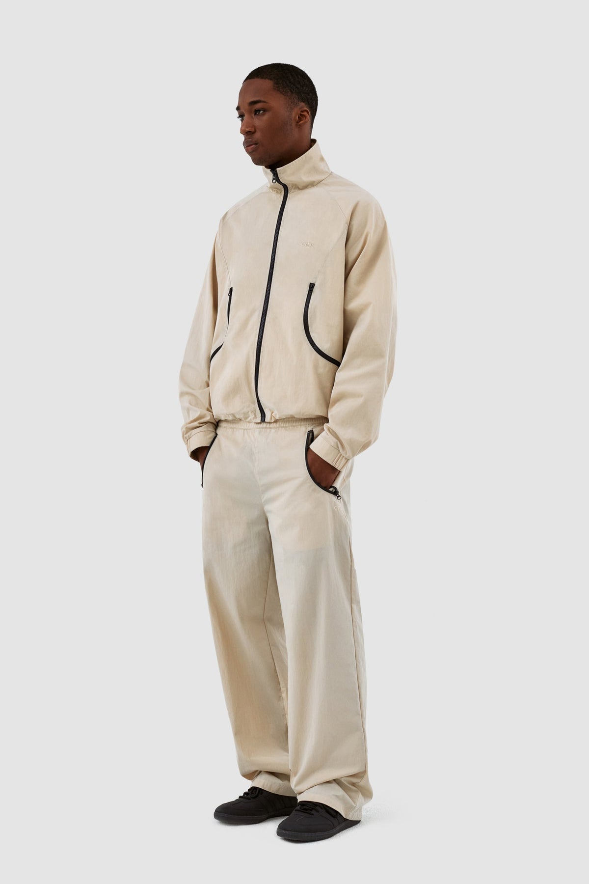 Pantalon à poches Jesse - Crème/Marine