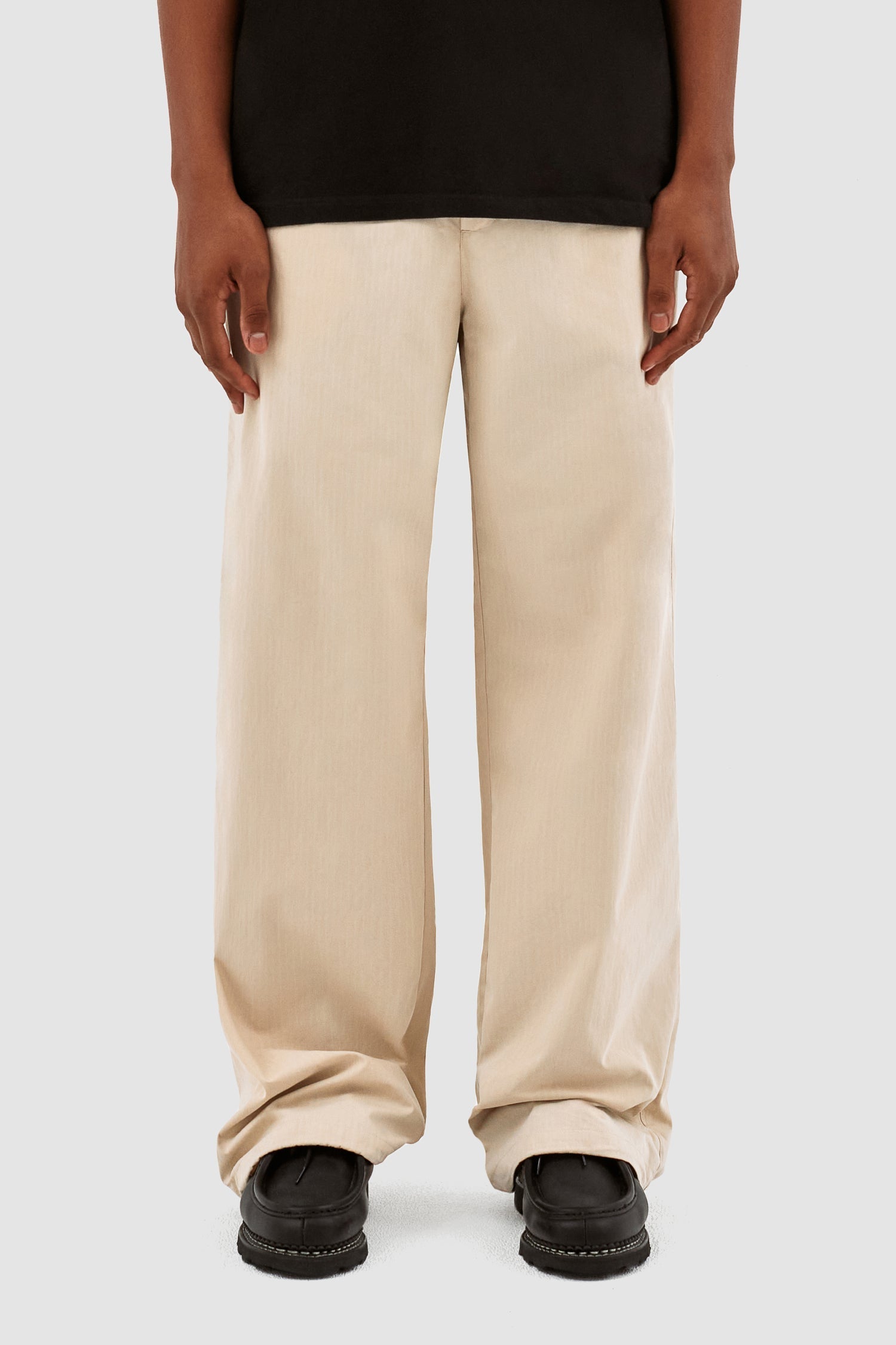 Pantalon à cordon de serrage Peter - Crème