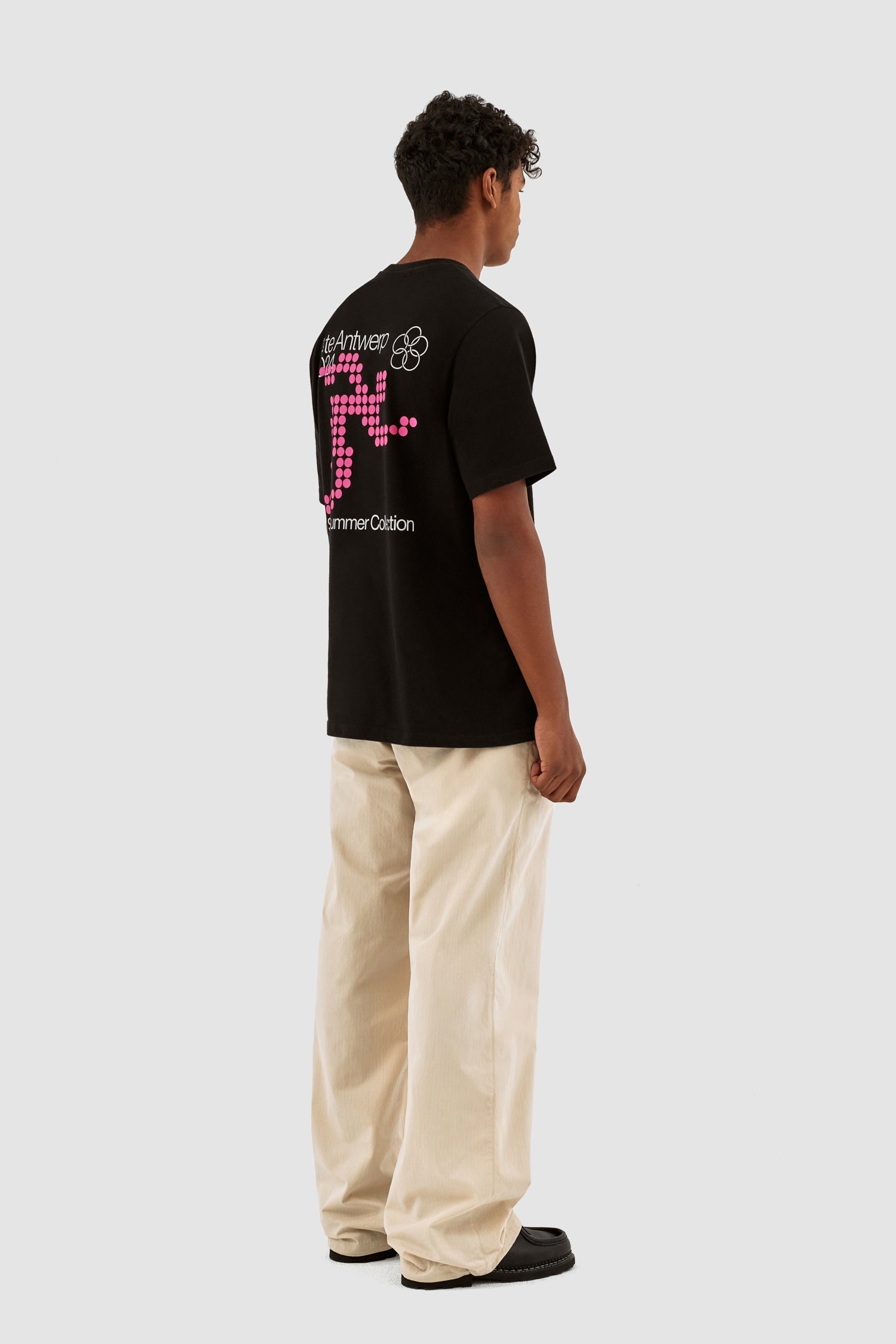Pantalon à cordon de serrage Peter - Crème