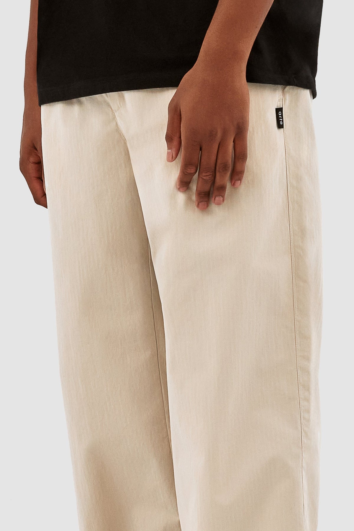 Pantalon à cordon de serrage Peter - Crème