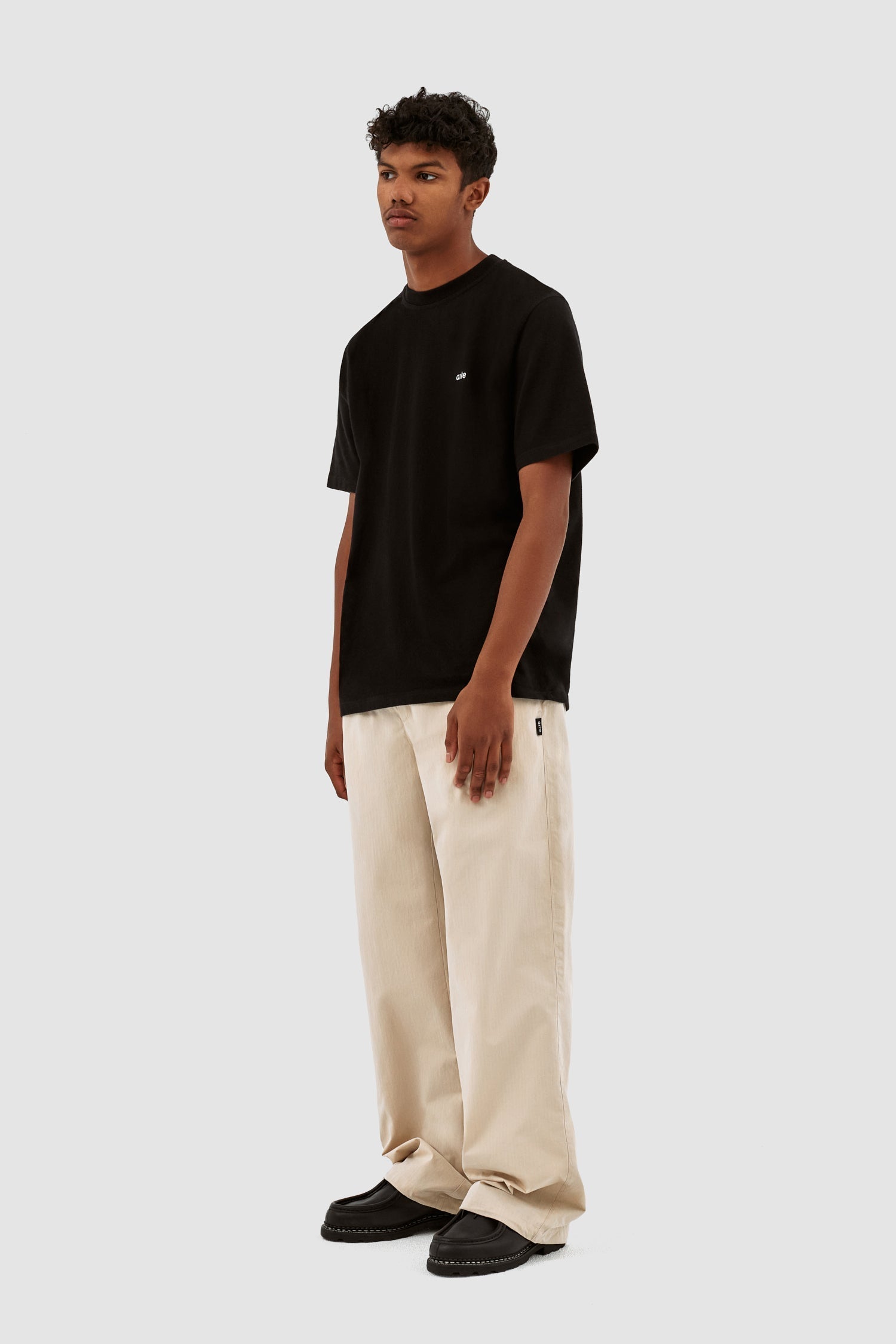 Pantalon à cordon de serrage Peter - Crème