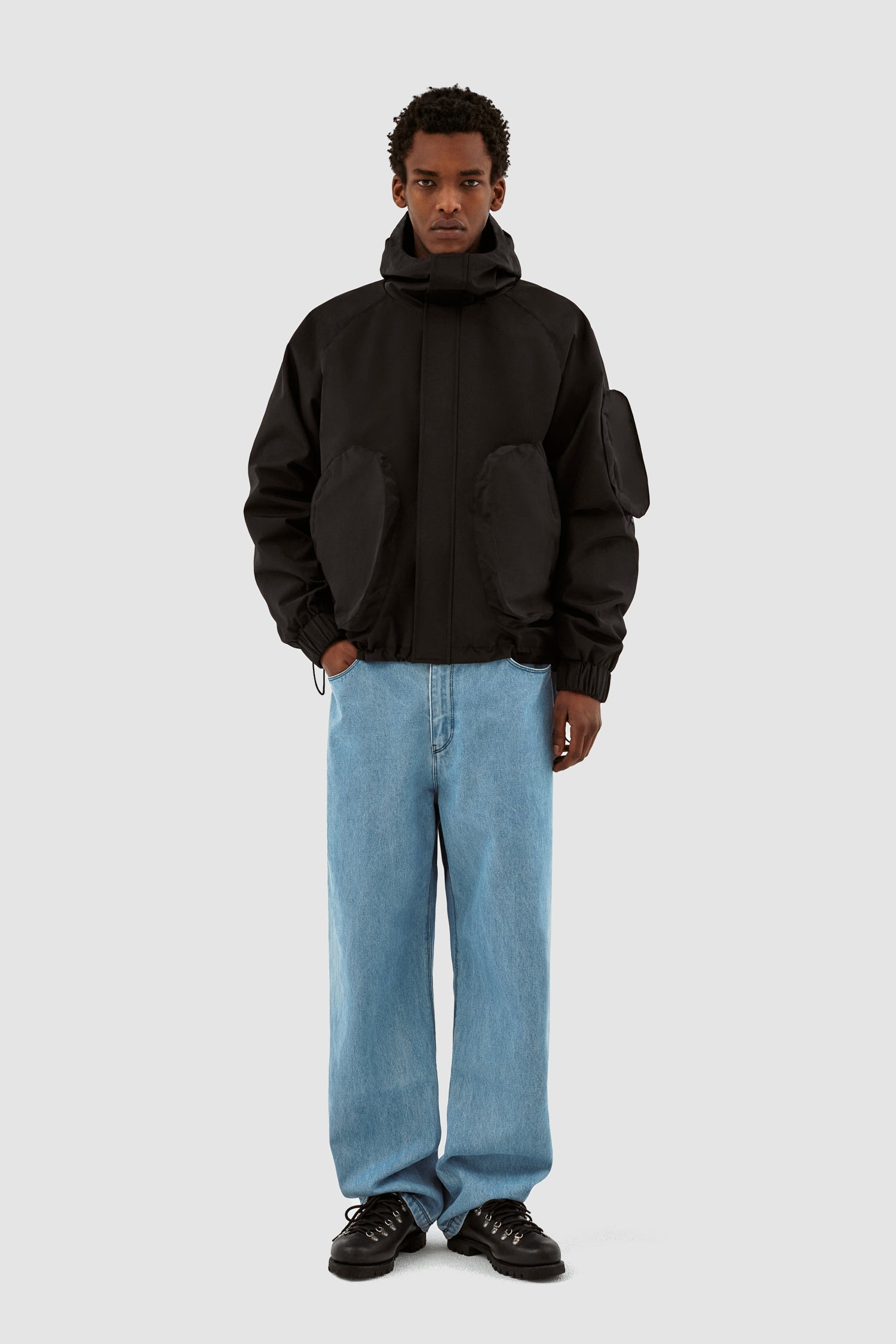 Veste Jim 3D à poches - Noir