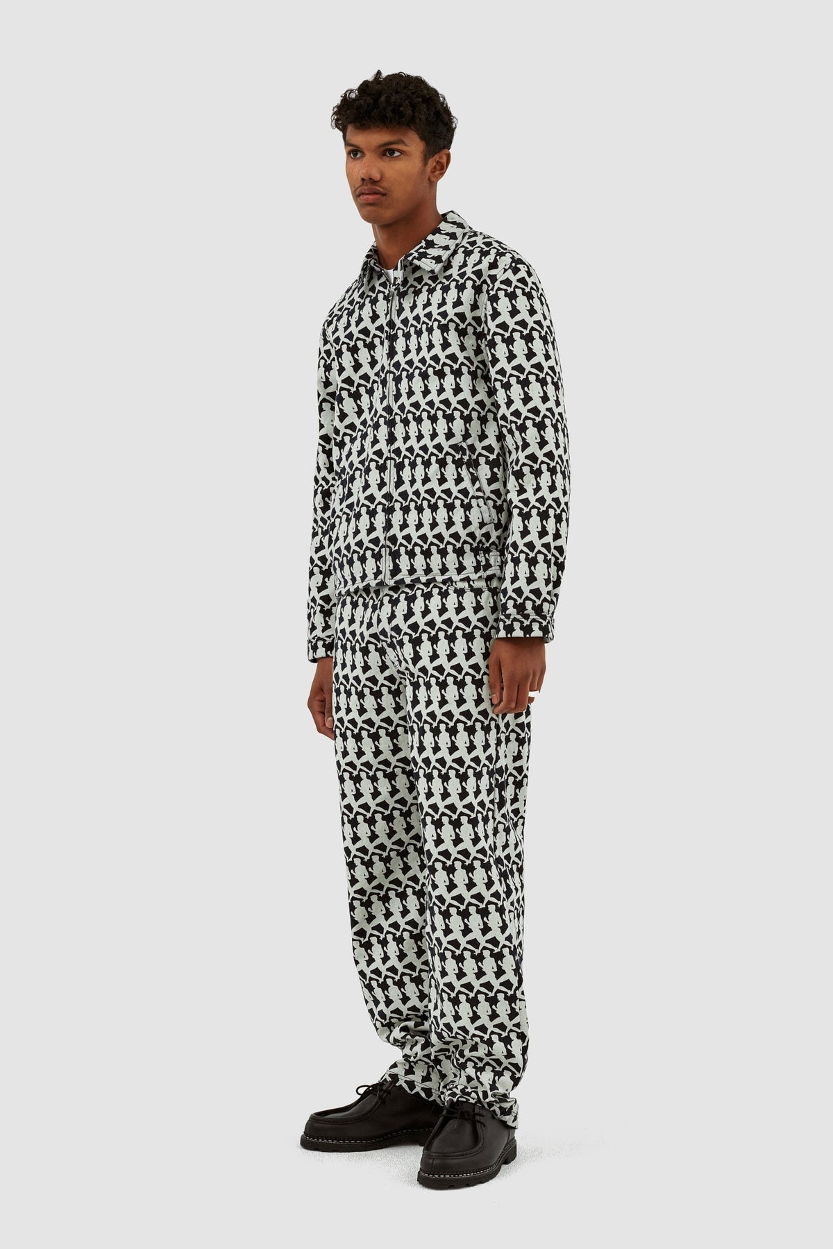 Veste Jones Allover - Marine/Crème