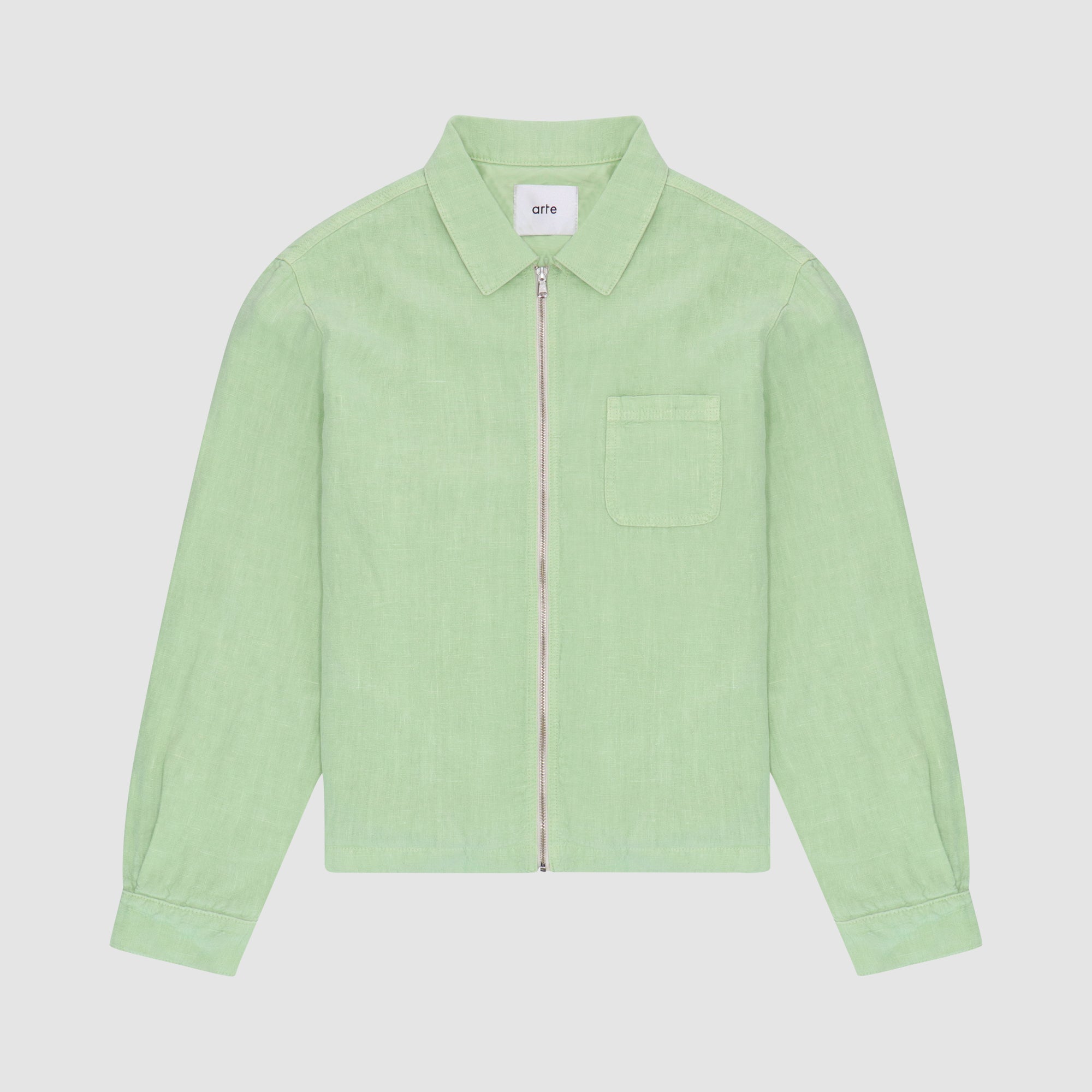 Veste Jan Linnen - Vert