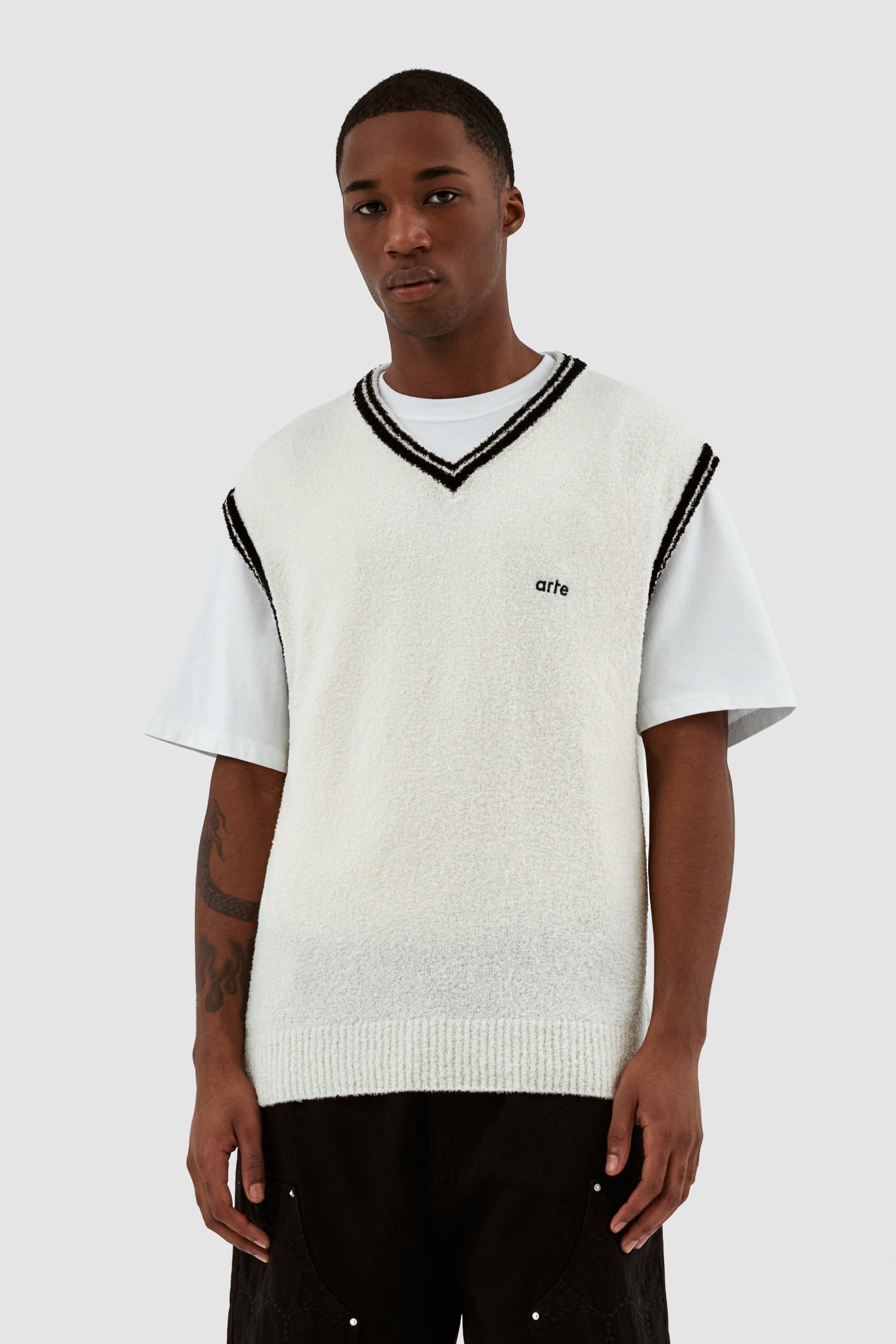 Gilet Karl Logo - Blanc