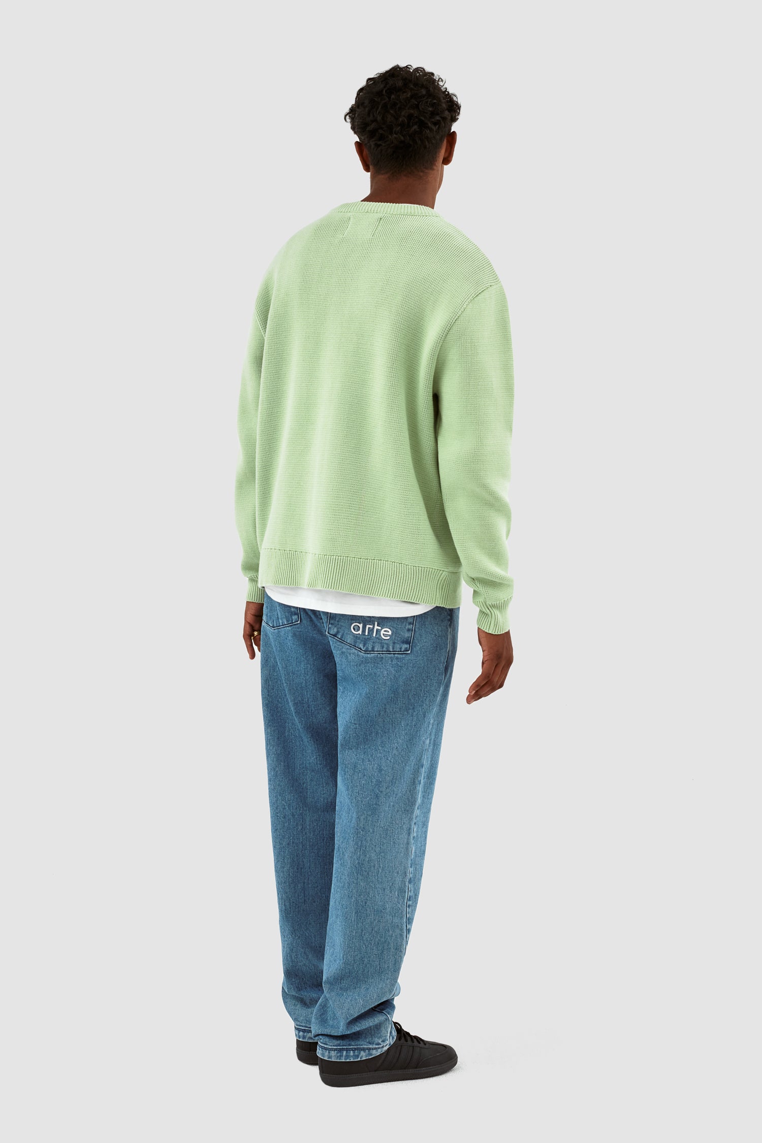 Pull à logo Kris - Vert clair