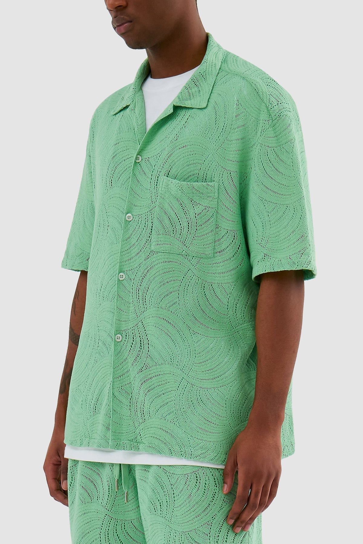 Chemise en crochet Stan - Vert