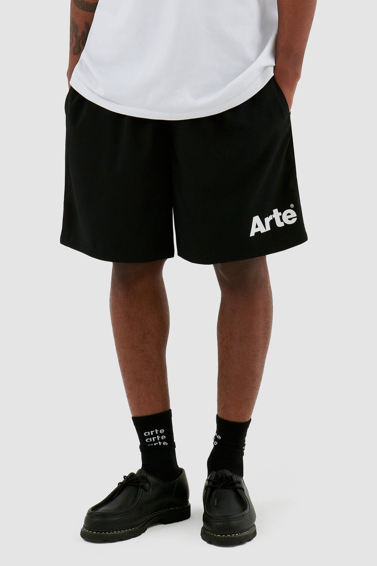Short à logo Samuel - Noir