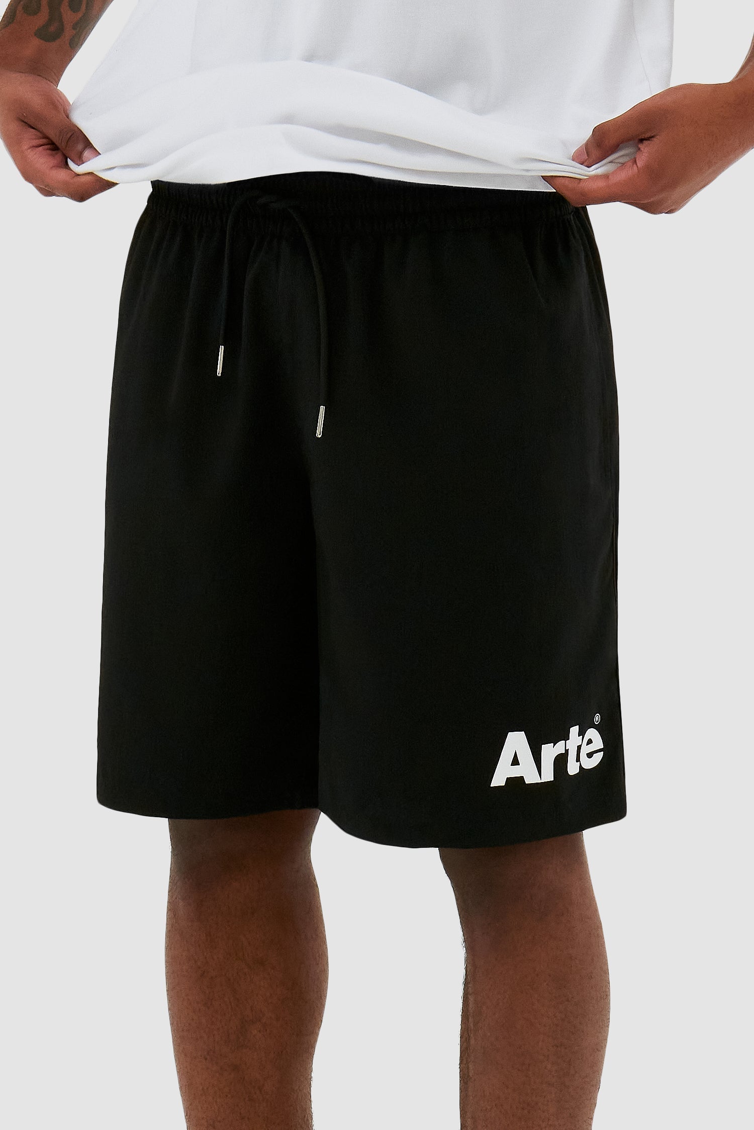 Short à logo Samuel - Noir