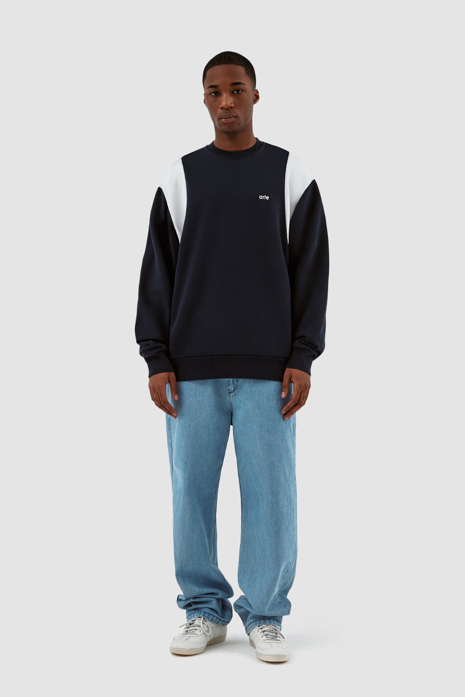 Charles Crewneck - Marine