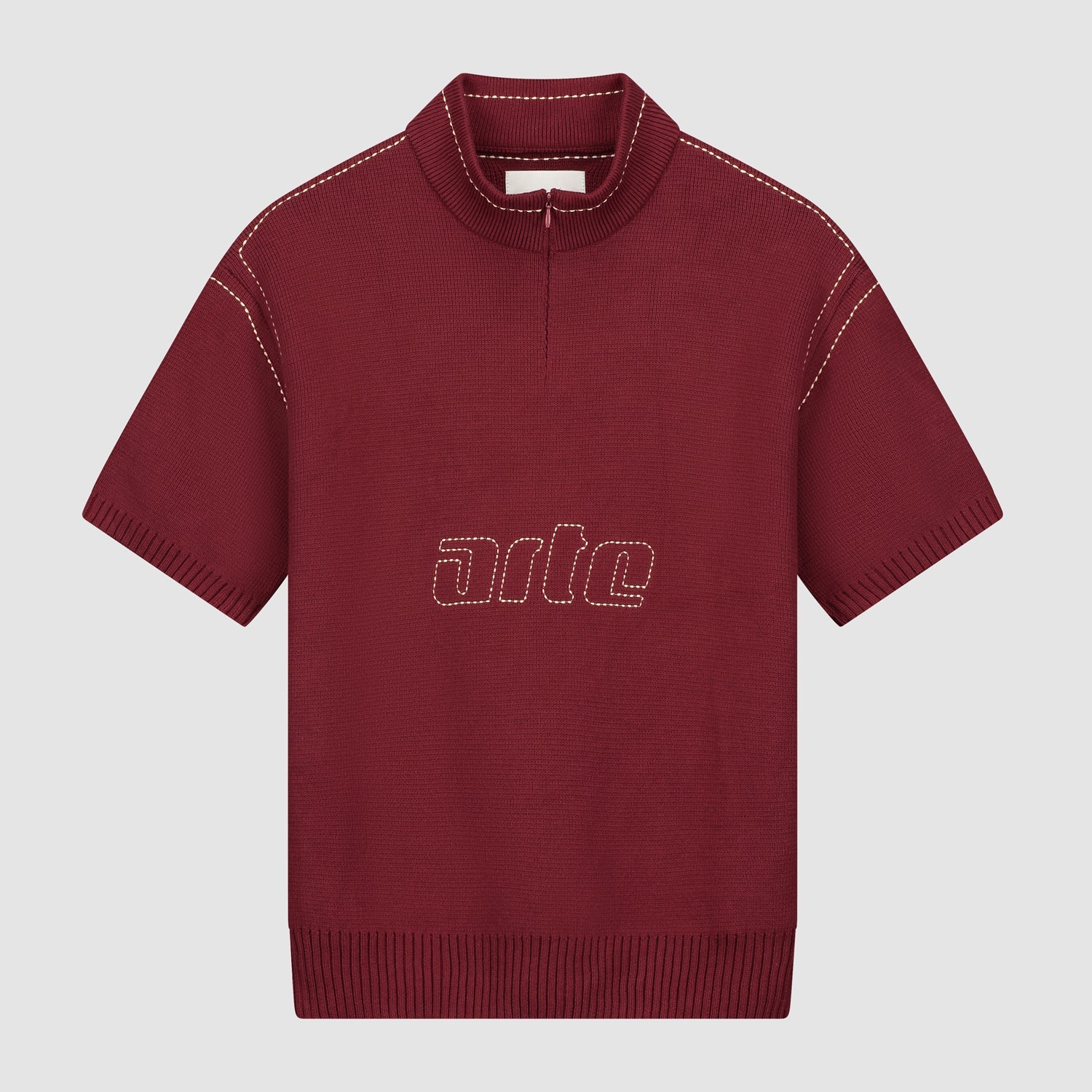 Kane Logo Knit - Bordeaux