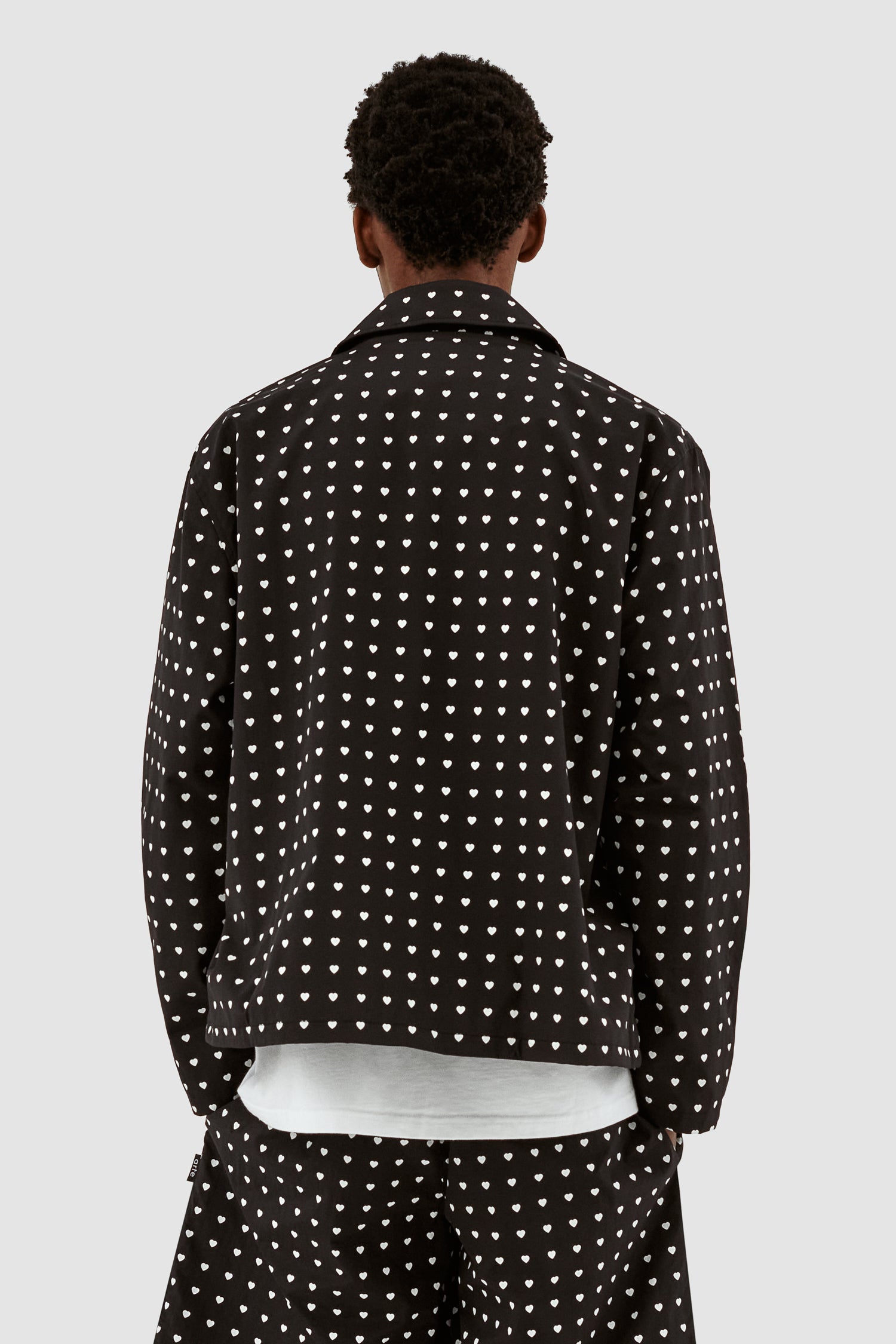 Veste Jules Heart - Noir/Blanc