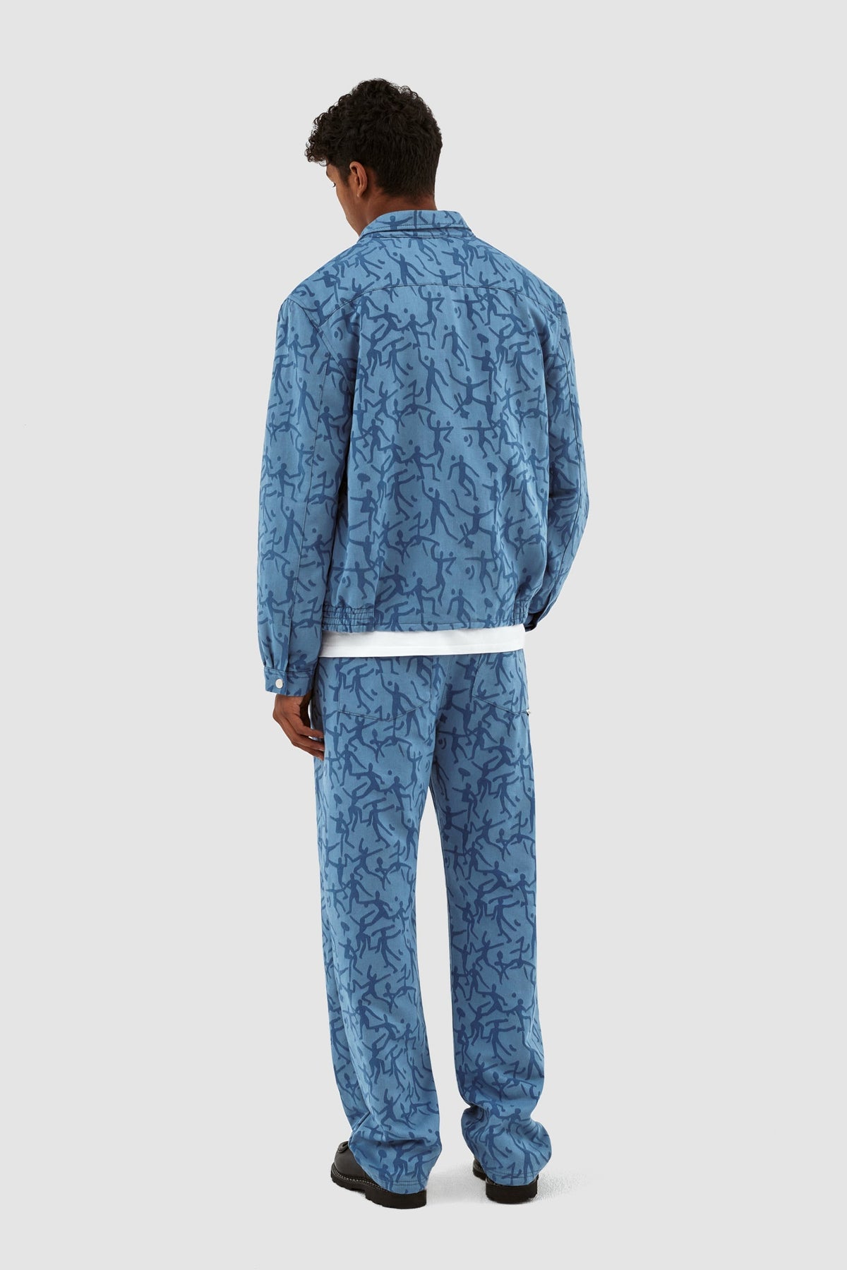 Pantalon James Allover - Bleu