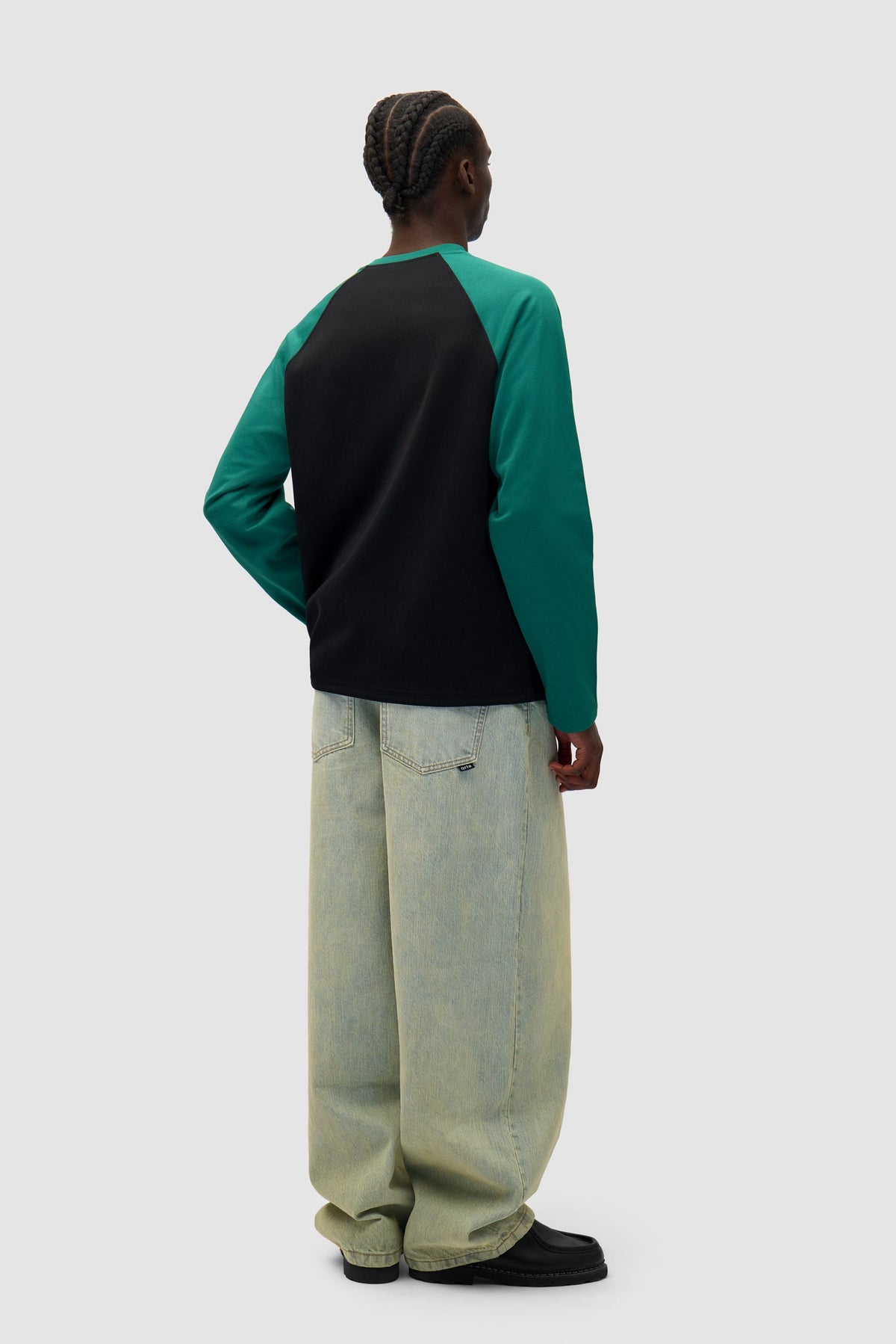 Manches longues avec Bird Logo - vert/noir