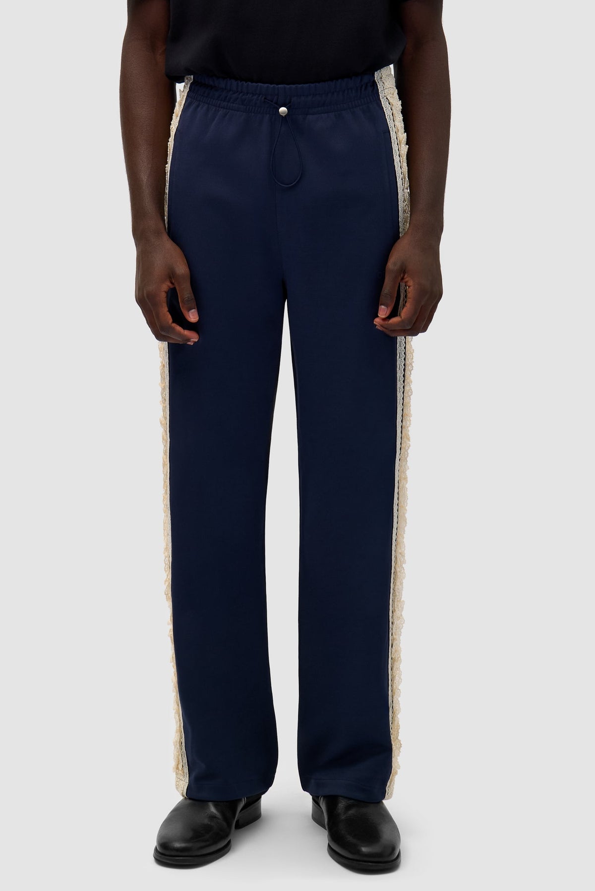 Pantalon à bordures - Marine