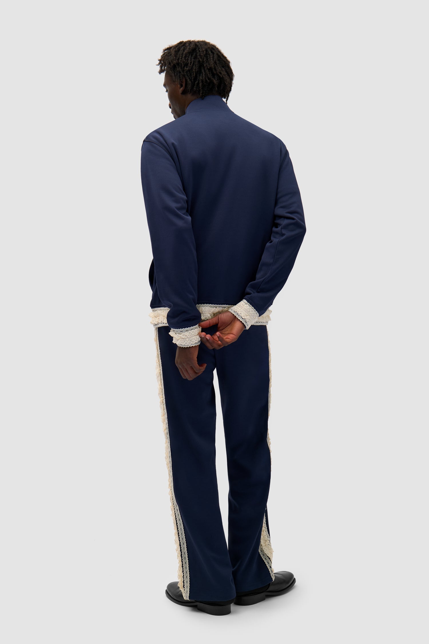 Pantalon à bordures - Marine