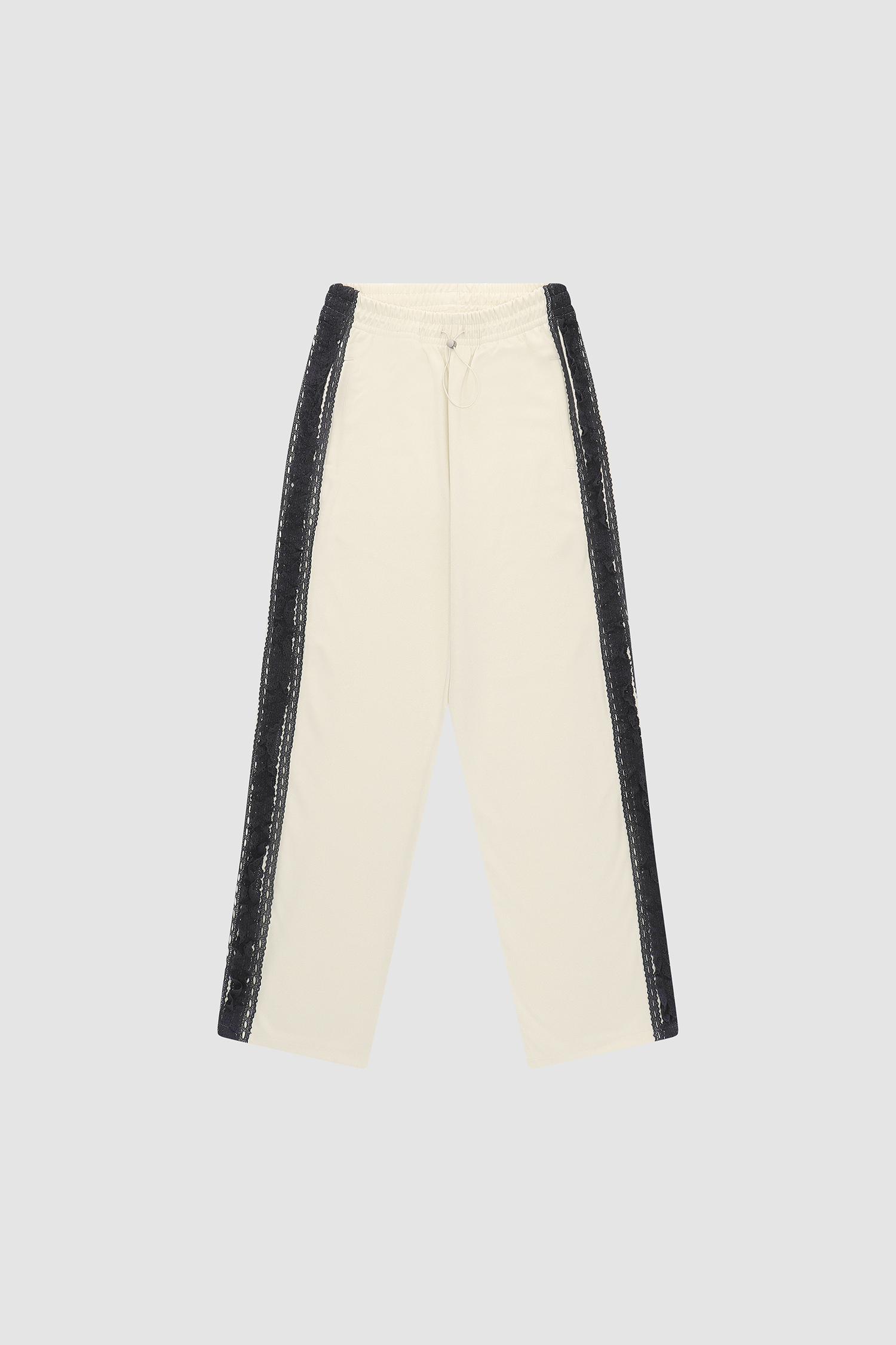 Pantalon à bordures - Crème