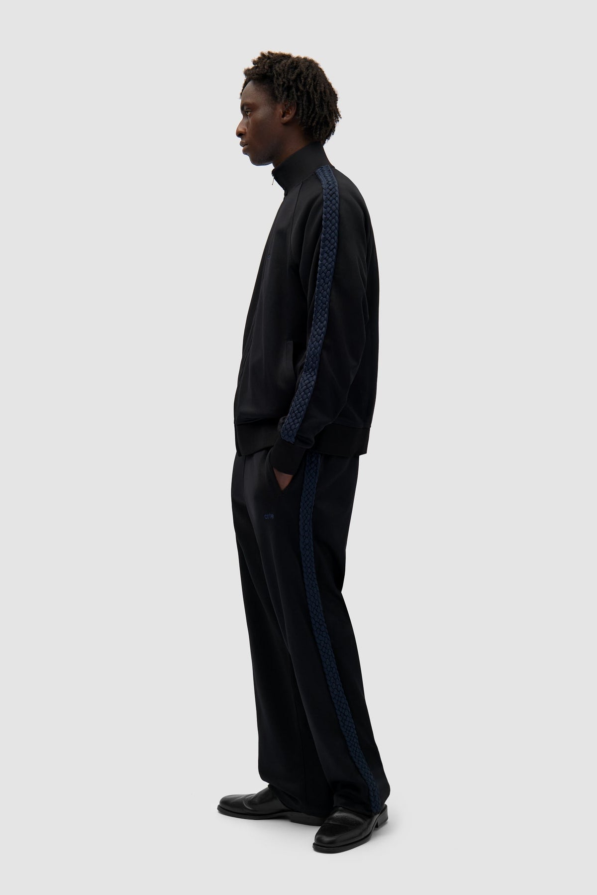 Veste à bandes tressées - Noir