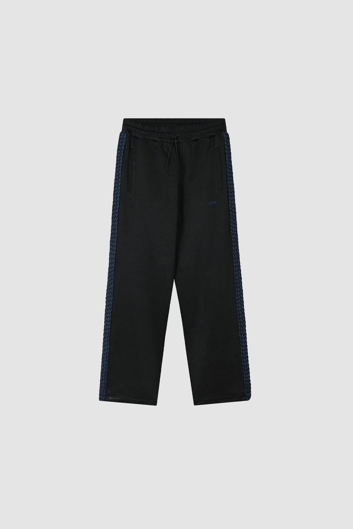 Pantalon à bandes tressées - Noir