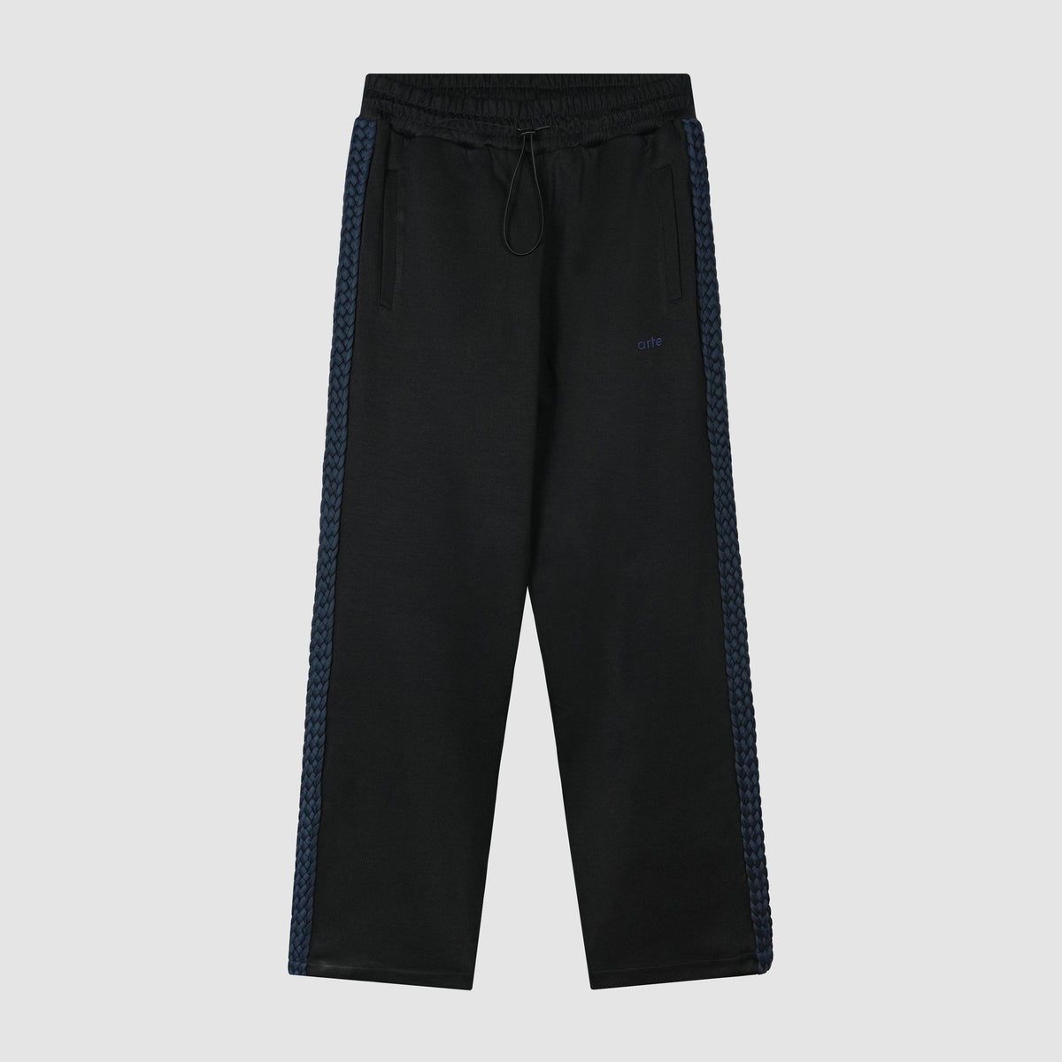 Pantalon à bandes tressées - Noir