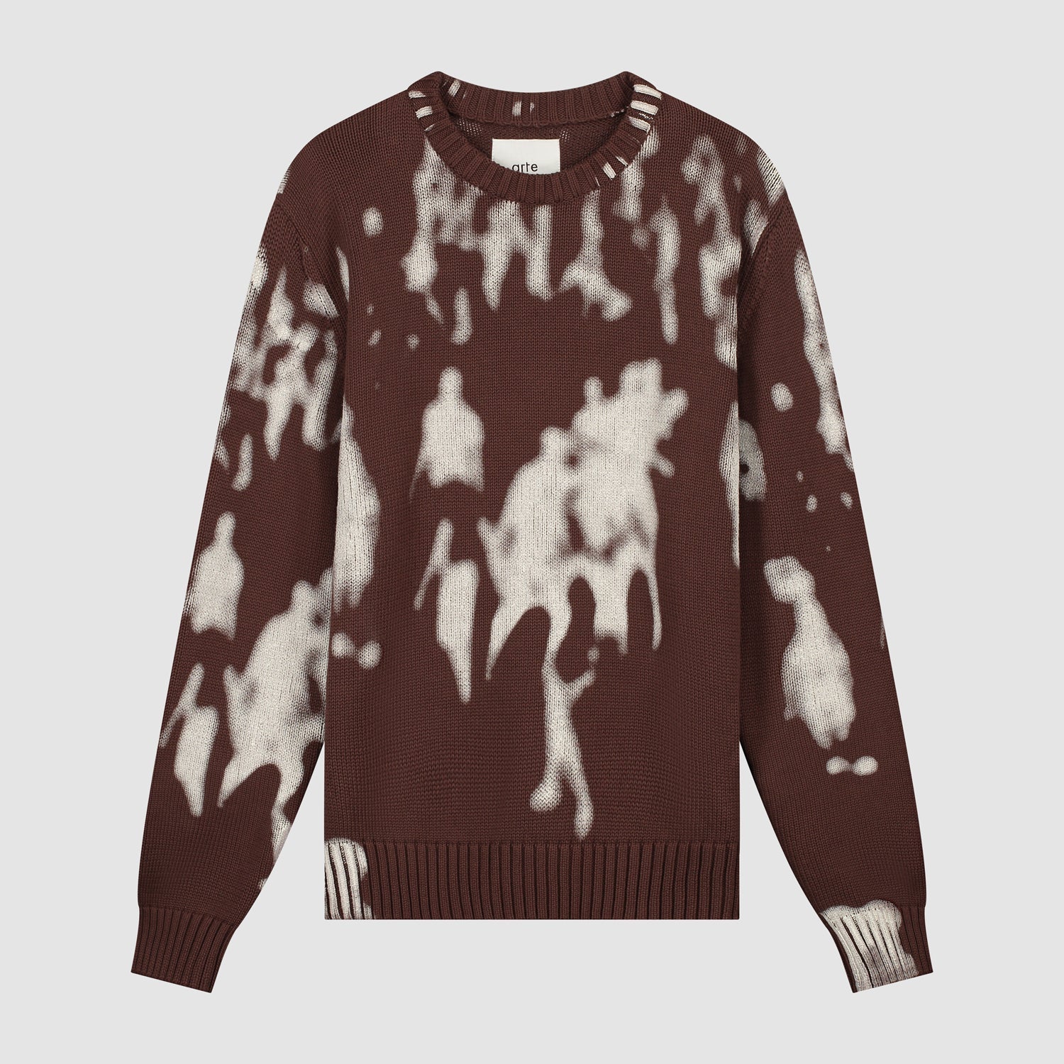 People Knit Sweater - Marron/Crème