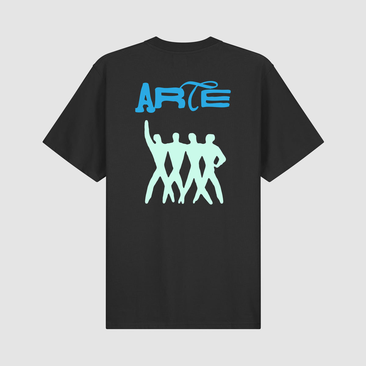 T-shirt People avec logo au dos - Noir