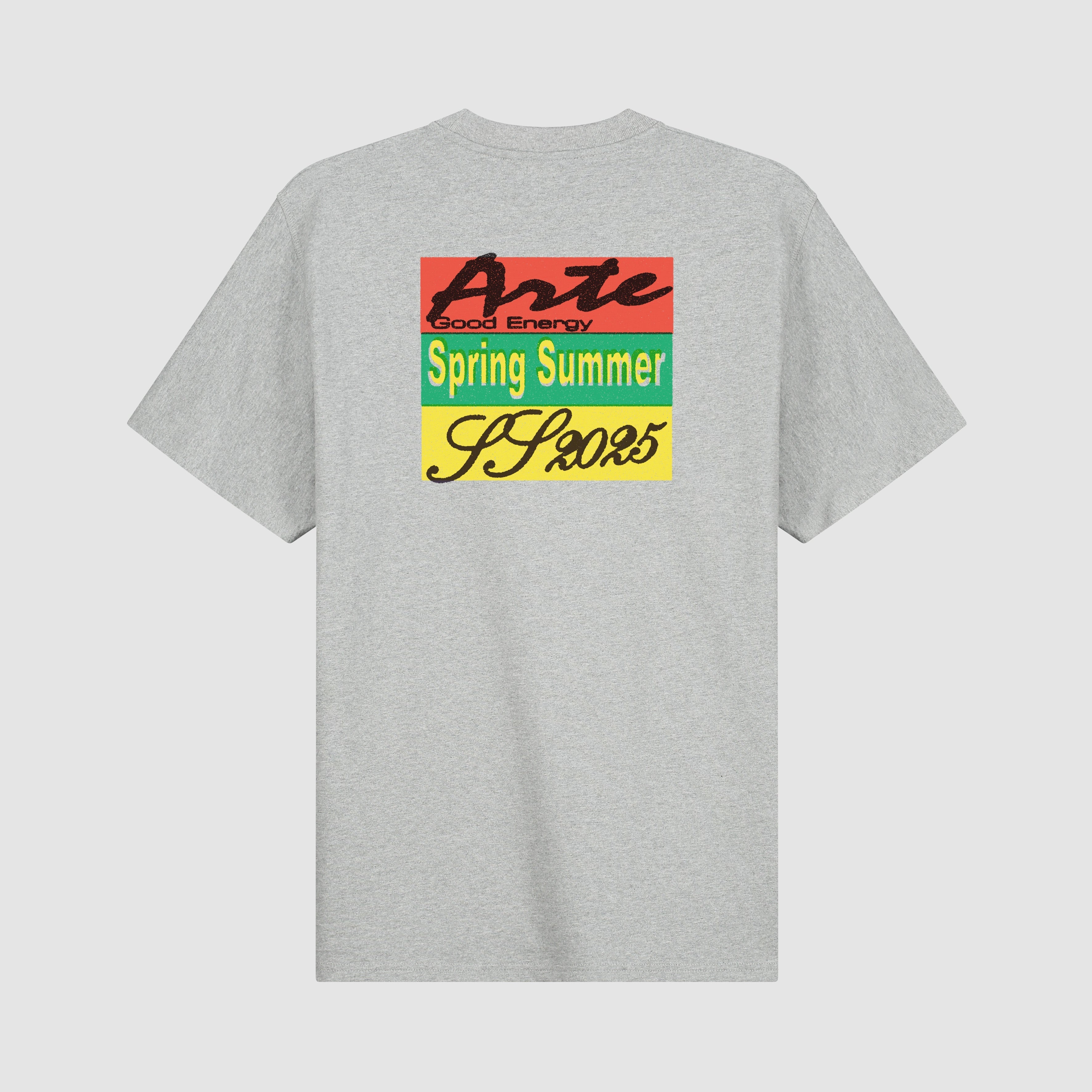 T-shirt à imprimé multicolore - Gris