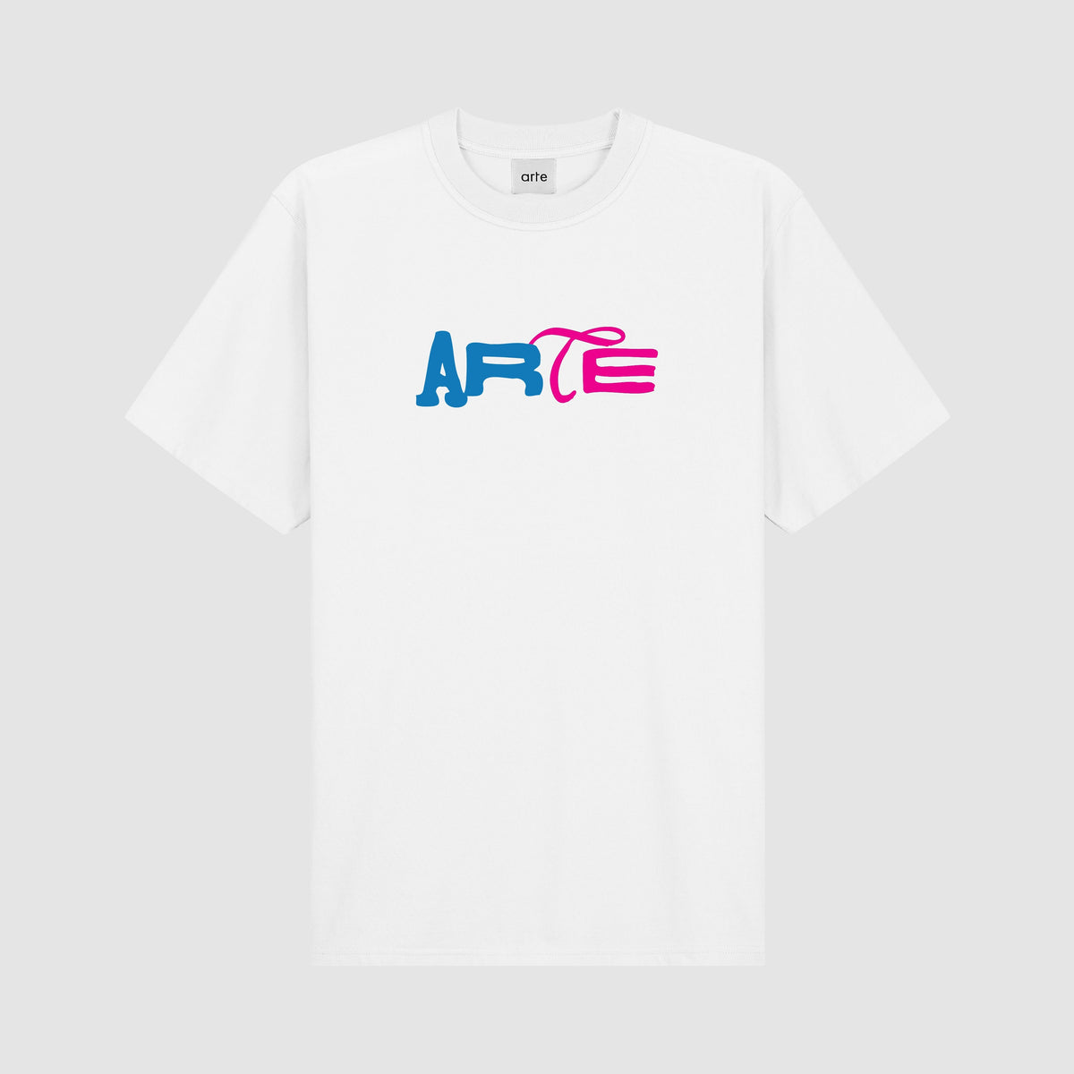 T-shirt à logo imprimé Duo - Blanc
