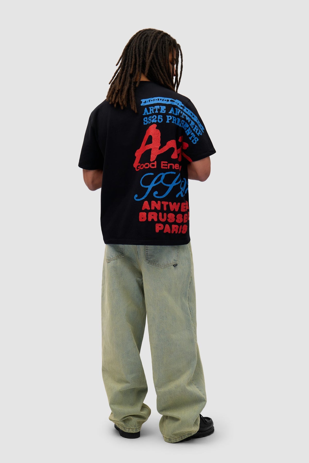 T-shirt à imprimé latéral - Noir