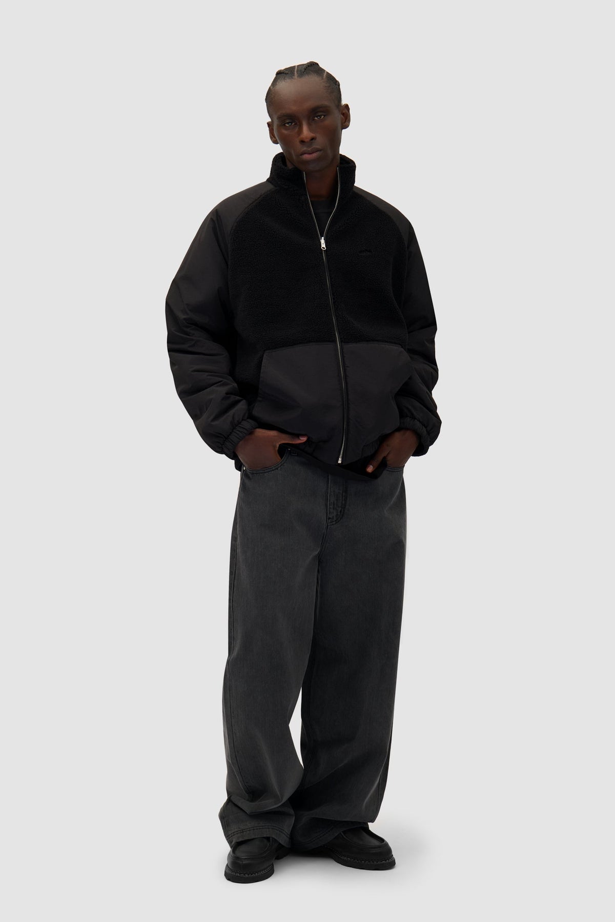 Veste polaire réversible - Noir