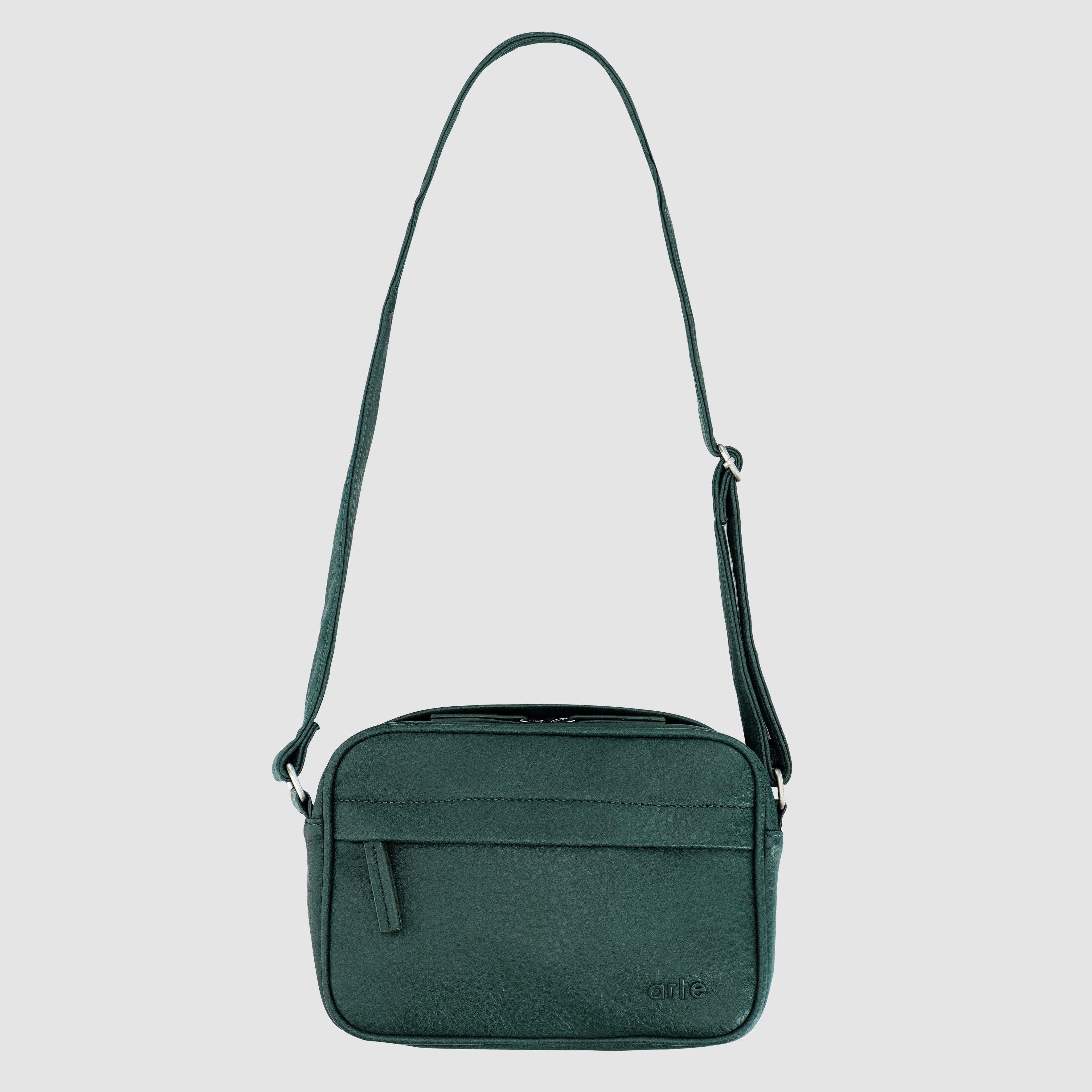 Sac en cuir texturé - Vert