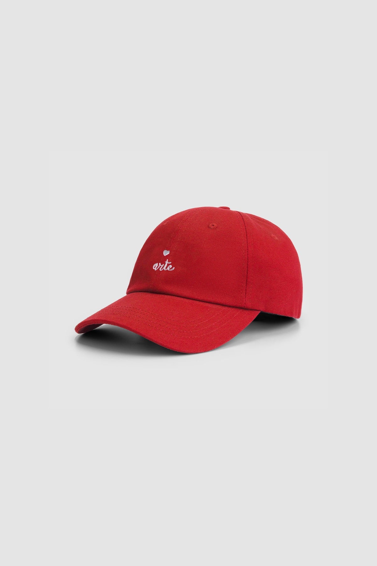 Casquette avec logo en forme de cœur - Rouge