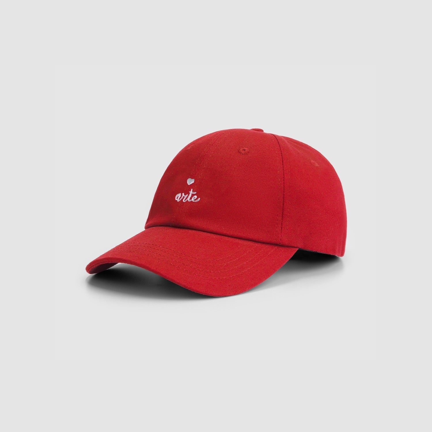Casquette avec logo en forme de cœur - Rouge