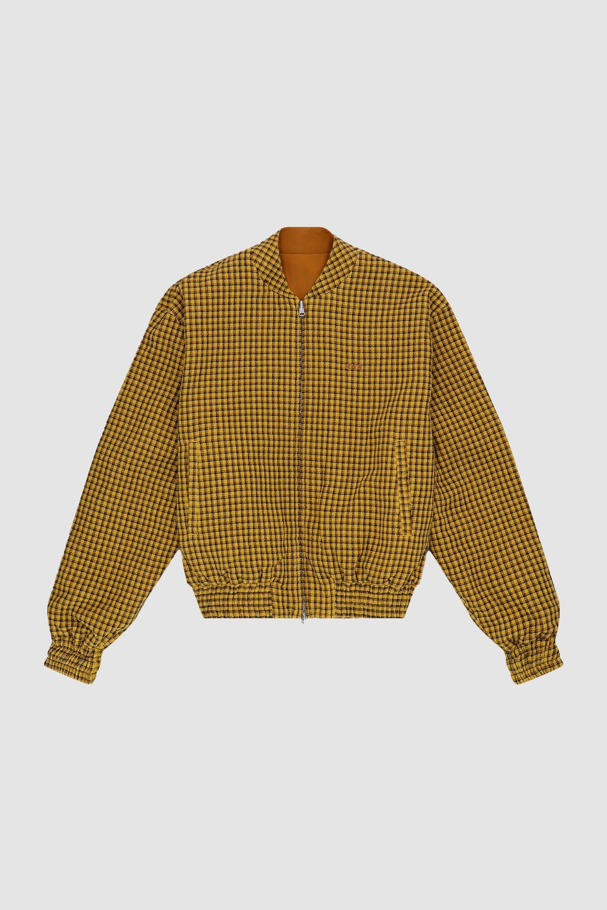 Veste réversible en nylon - Marron/Jaune