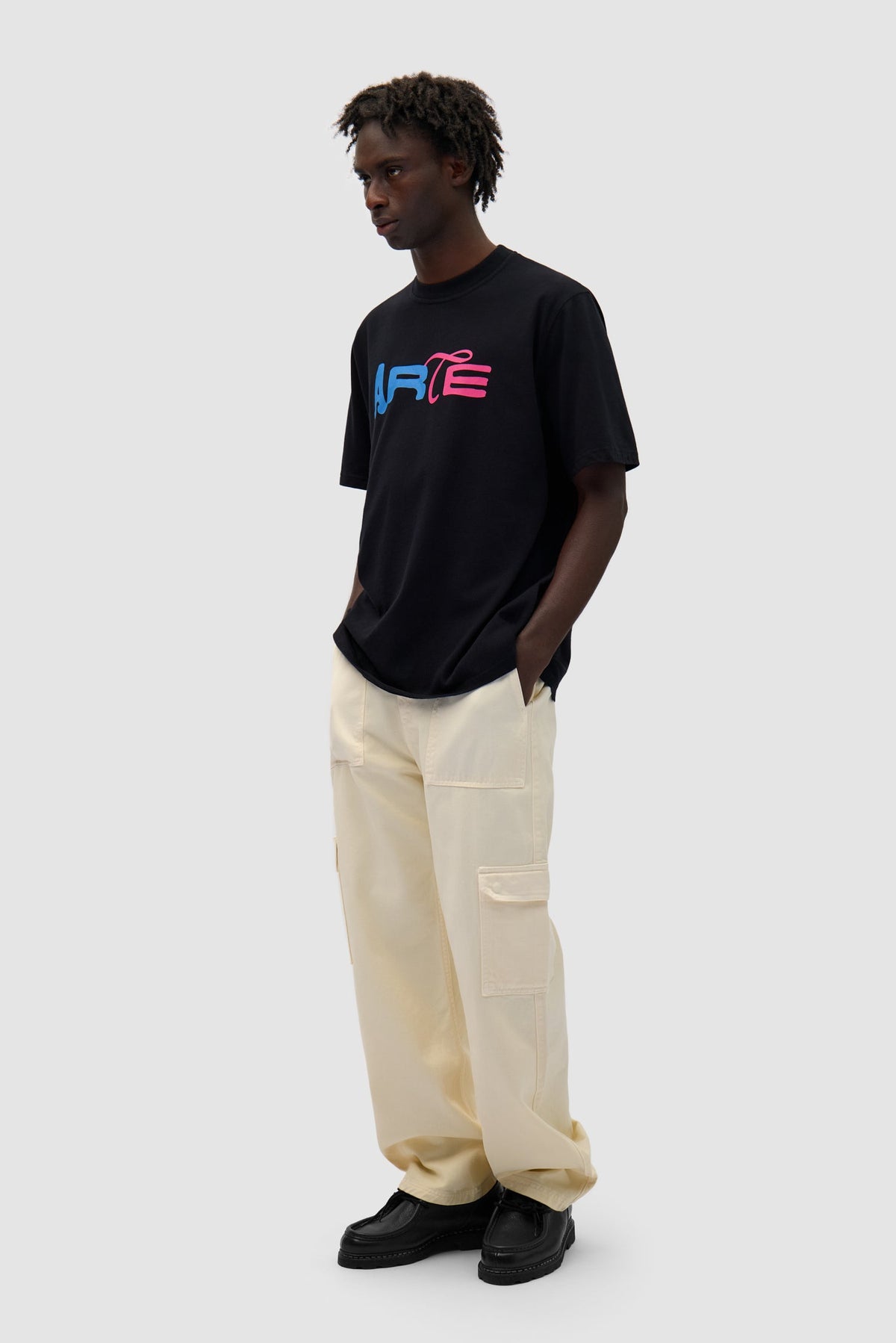 Pantalon cargo - Crème