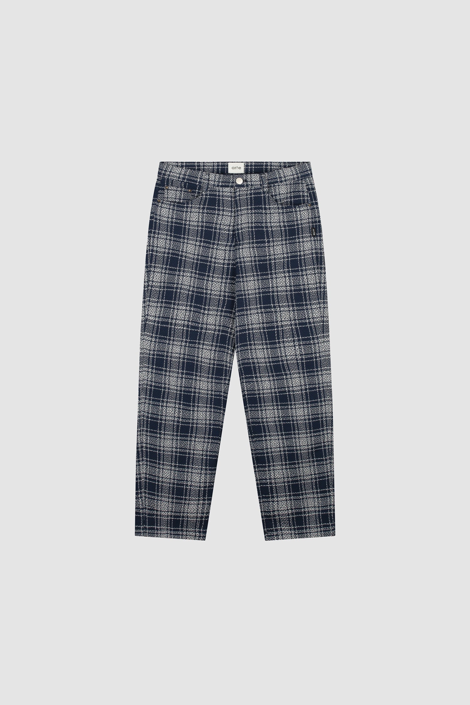 Pantalon en tissu carré - Plaid