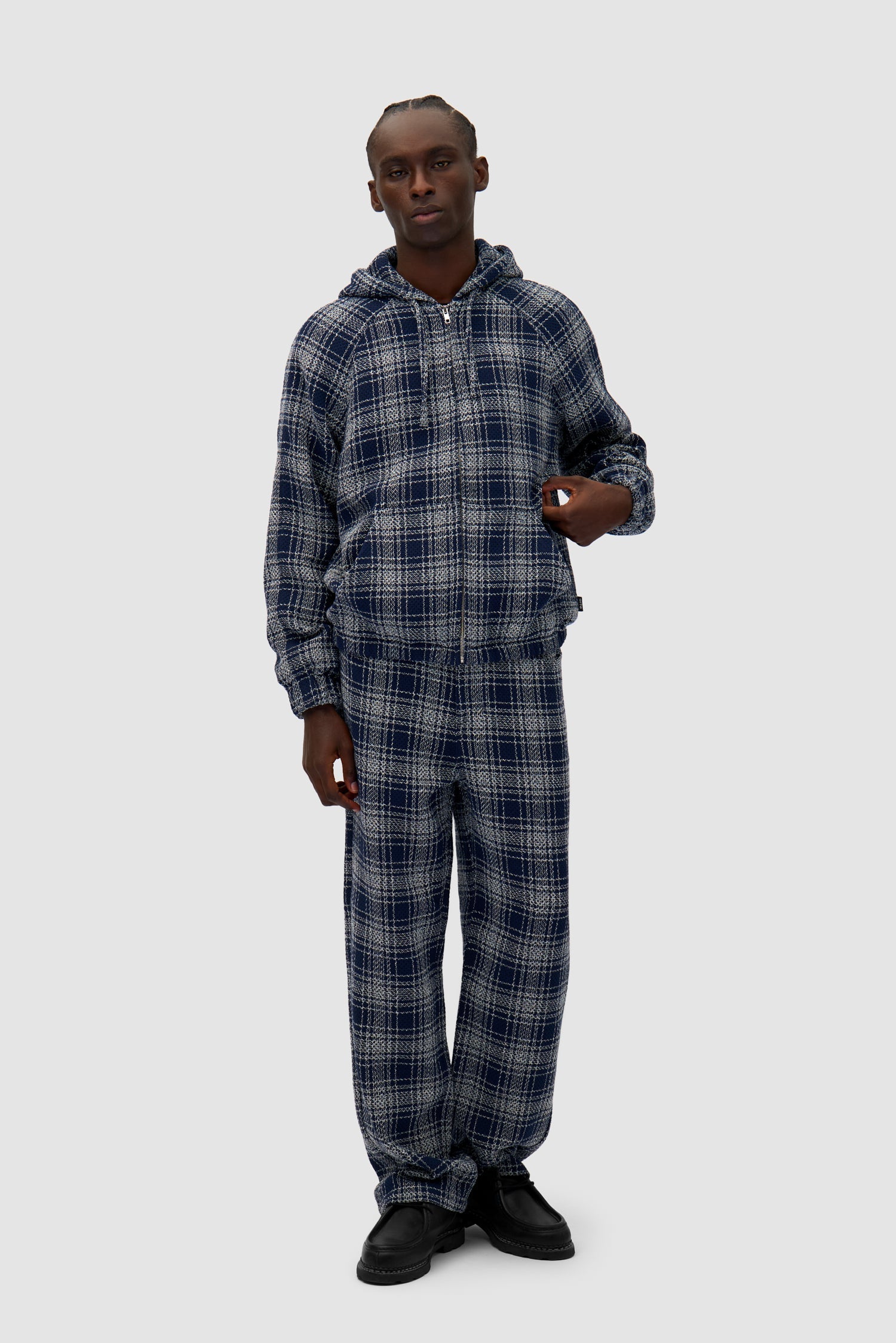 Pantalon en tissu carré - Plaid