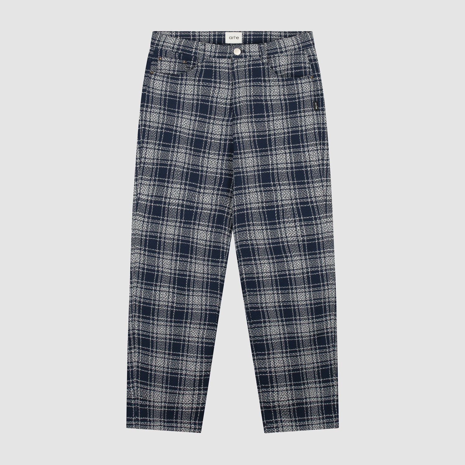 Pantalon en tissu carré - Plaid