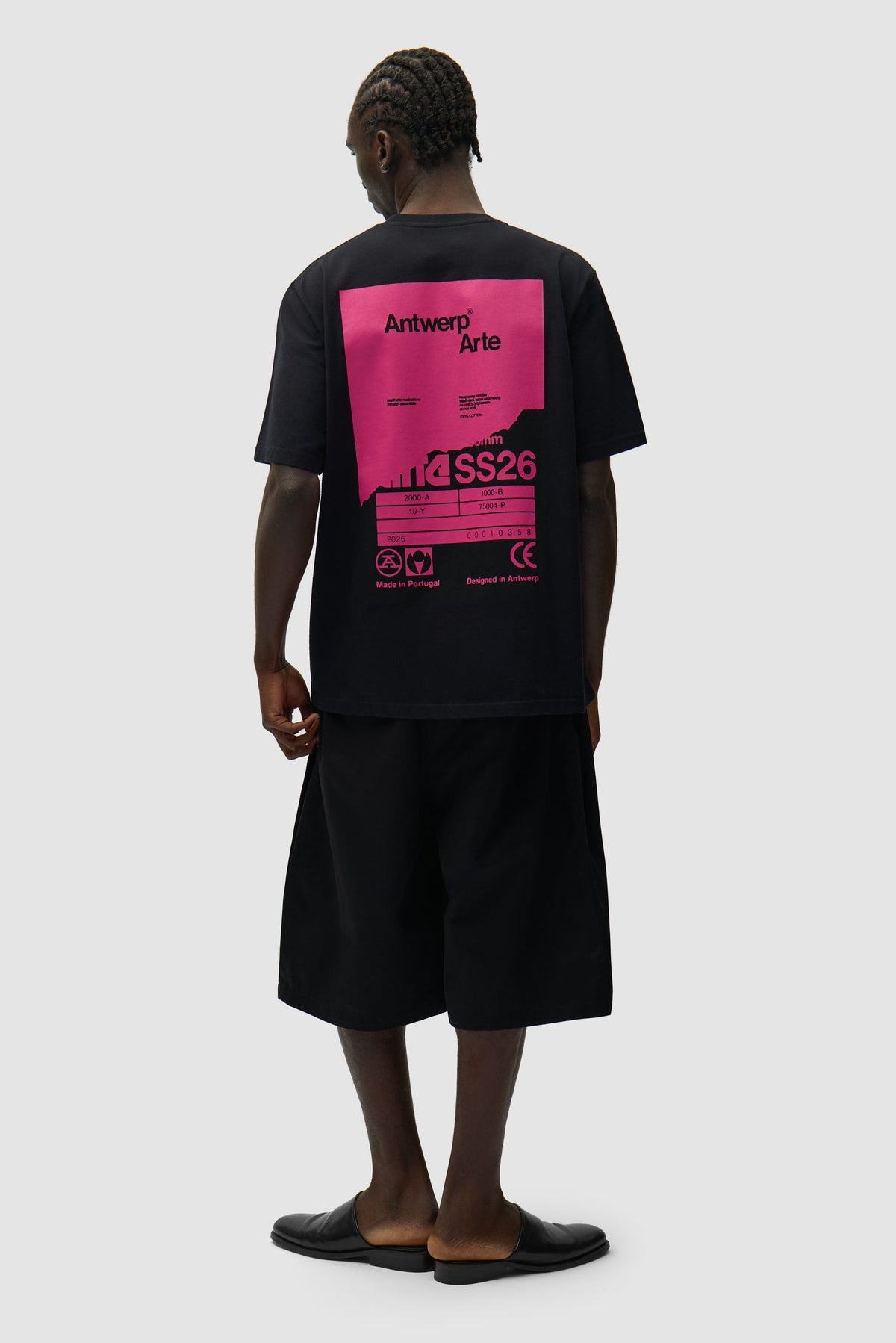 T-shirt Poster dos - Noir