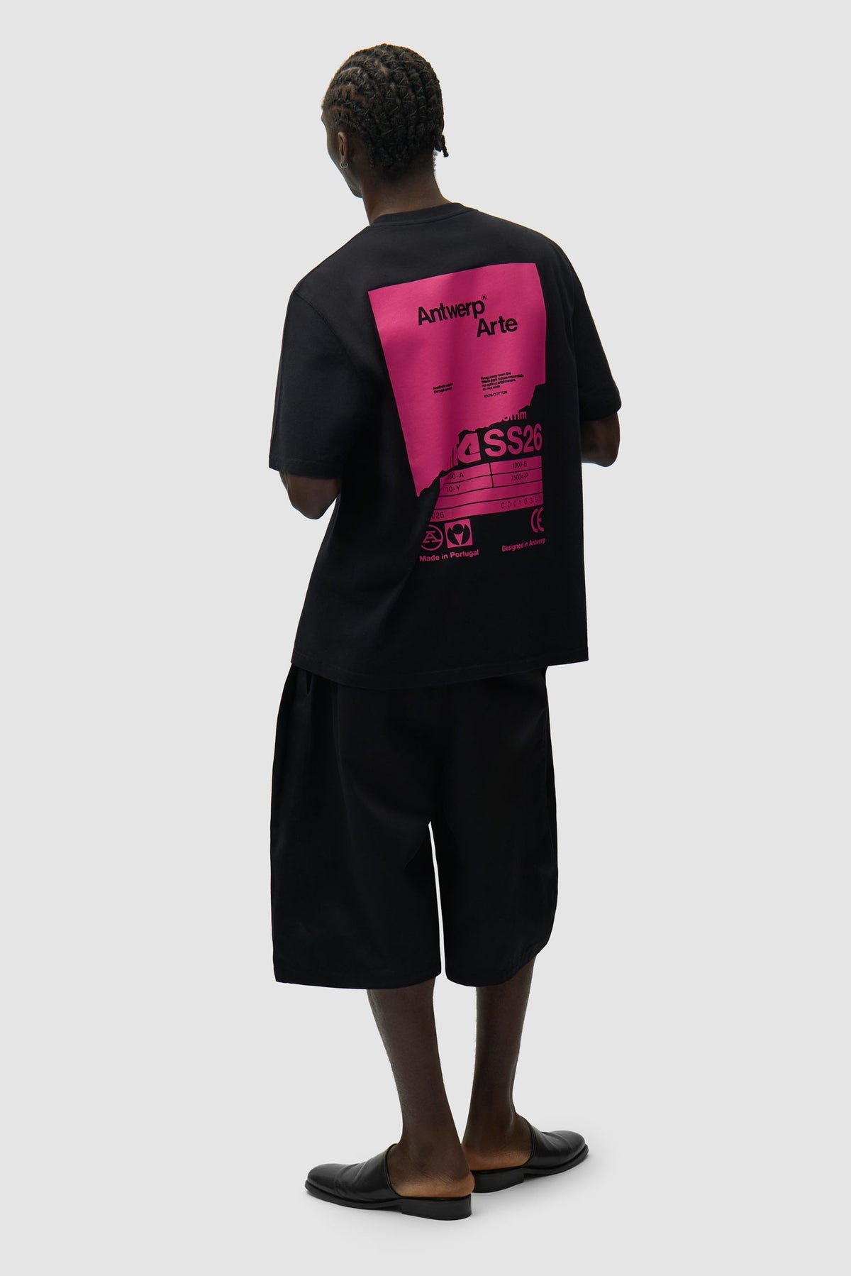 T-shirt Poster dos - Noir