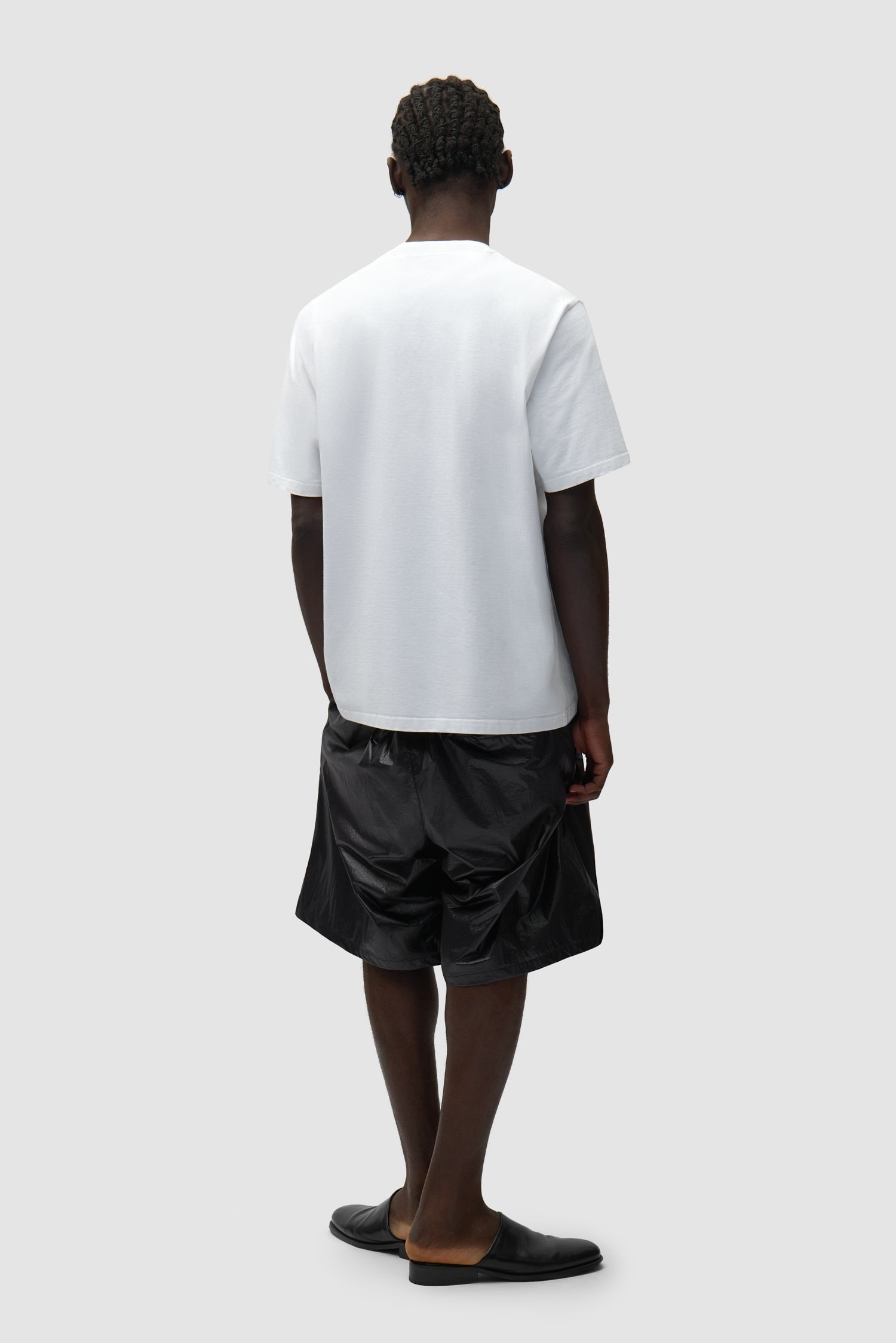 Short à grand logo - Noir