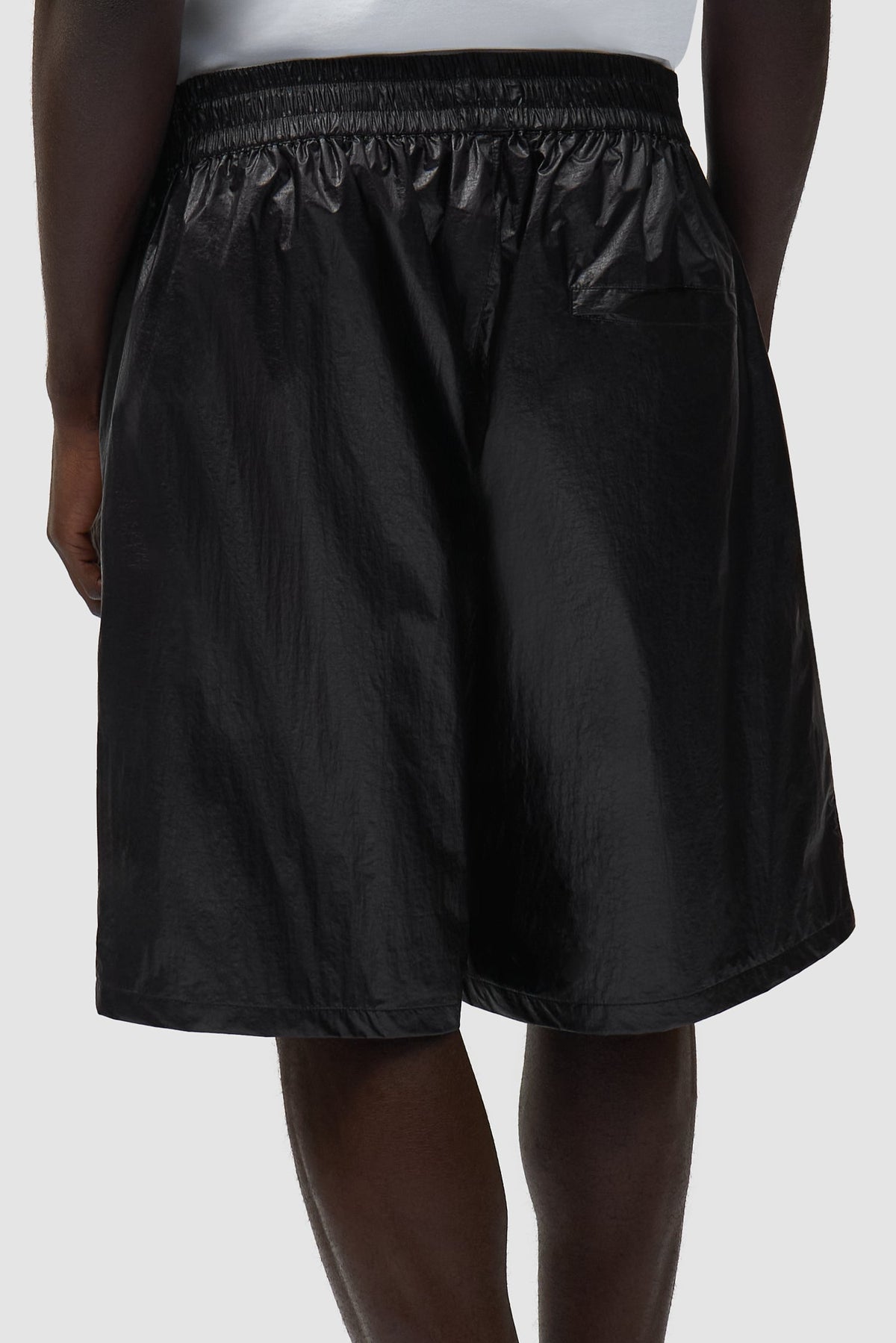Short à grand logo - Noir