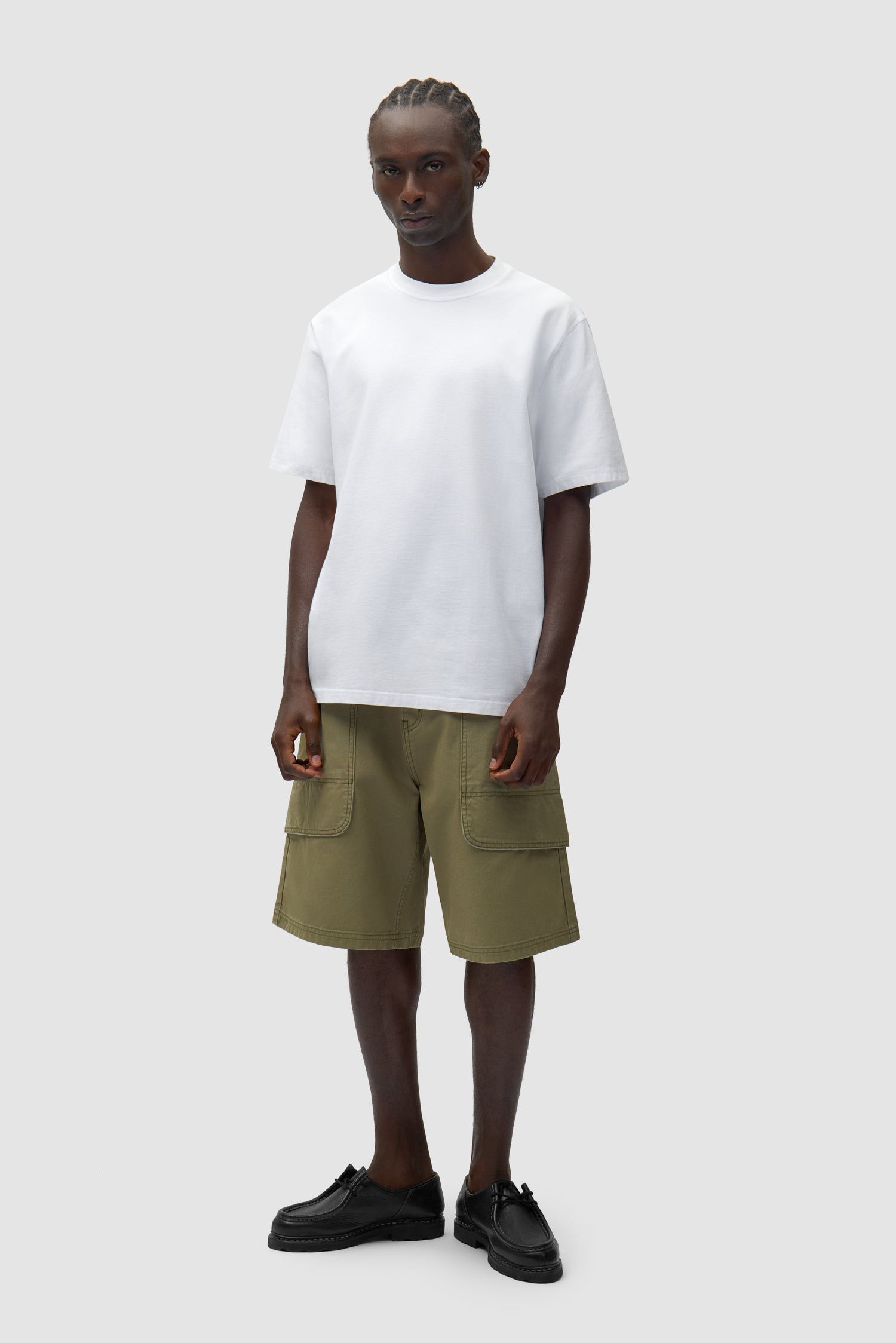 T-shirt à dos imprimé abstrait - Blanc