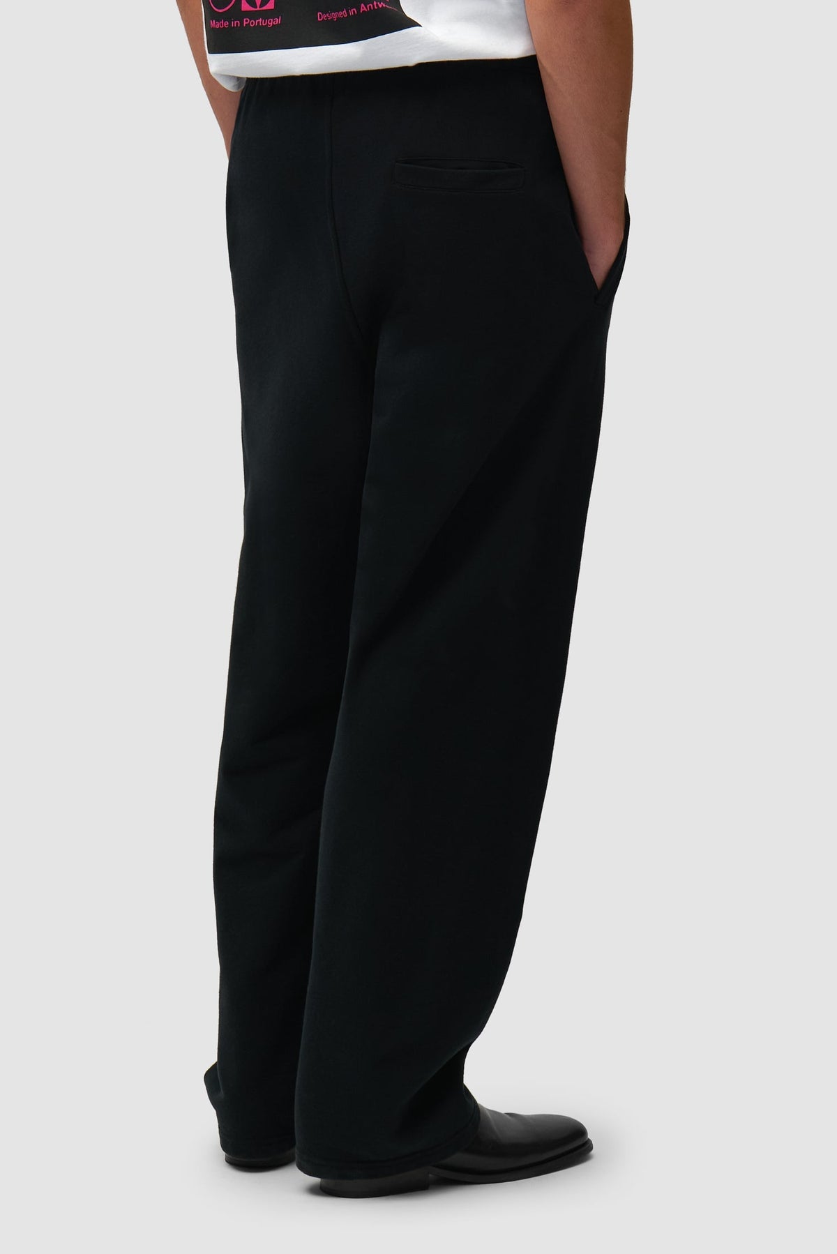 Pantalon de survêtement avec logo en forme de cœur - Noir