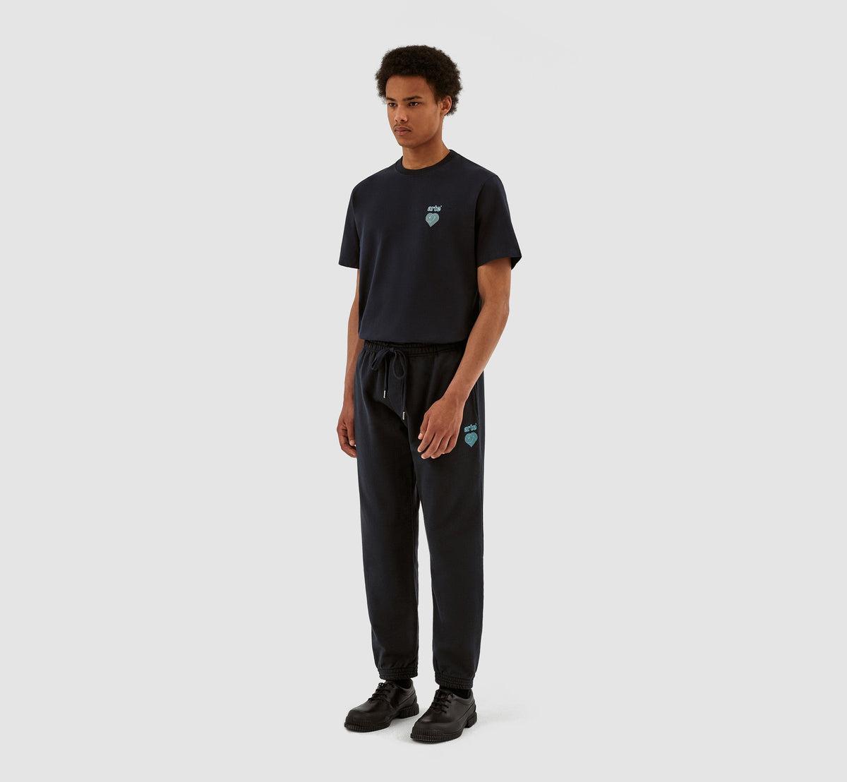 Pantalon avec logo en forme de cœur de Tristian - Marine