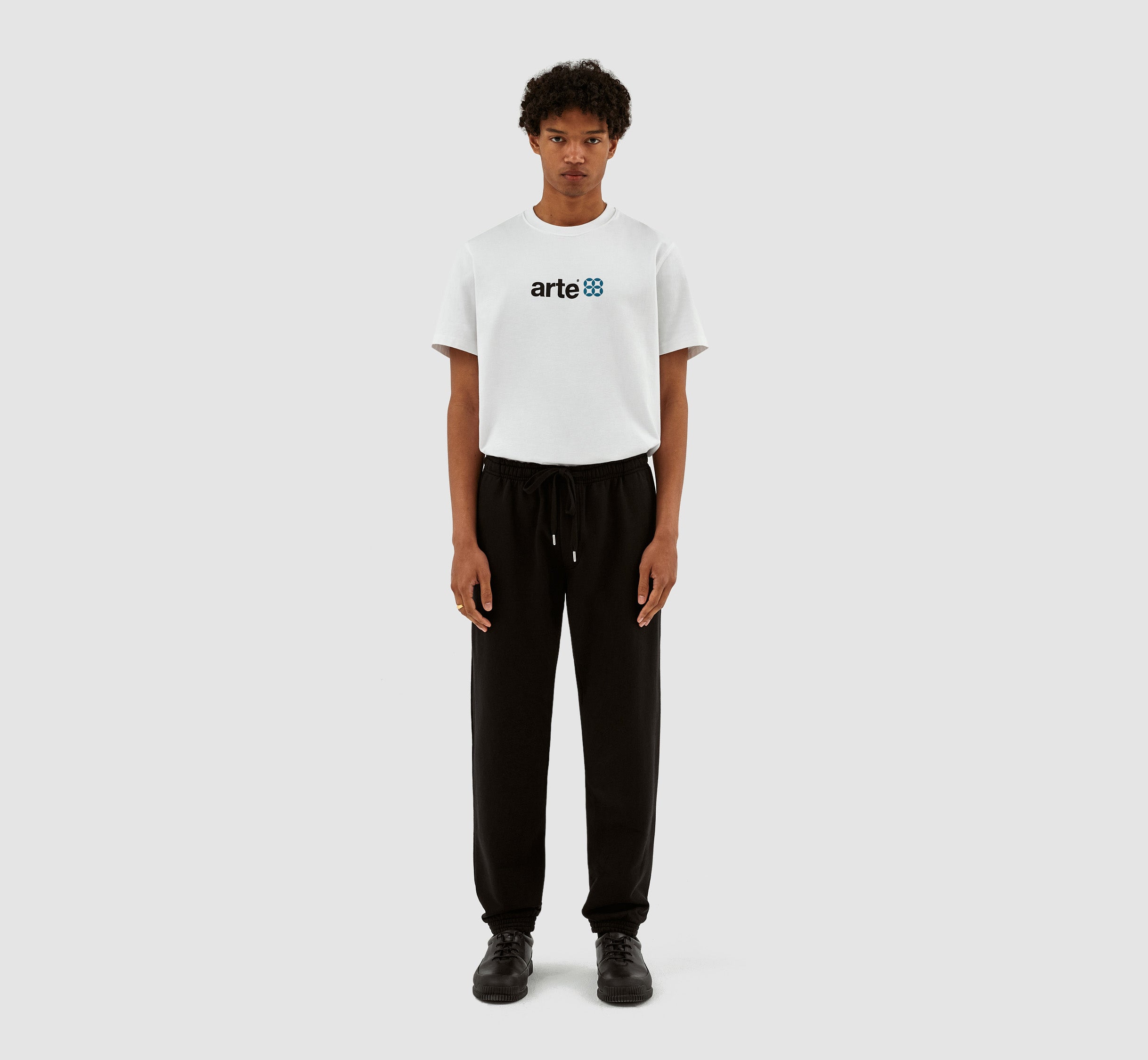 Pantalon avec logo en forme de cœur de Tristian - Noir
