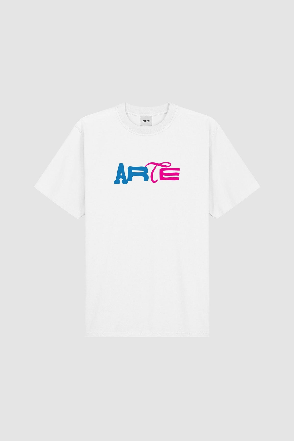 T-shirt à logo imprimé Duo - Blanc