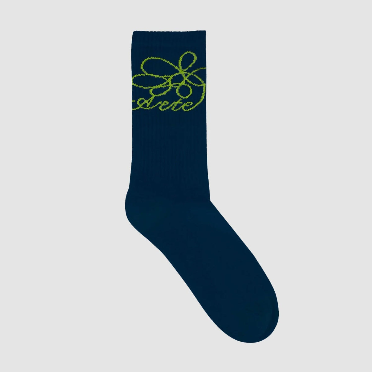 Chaussettes à logo fleuri - Marine